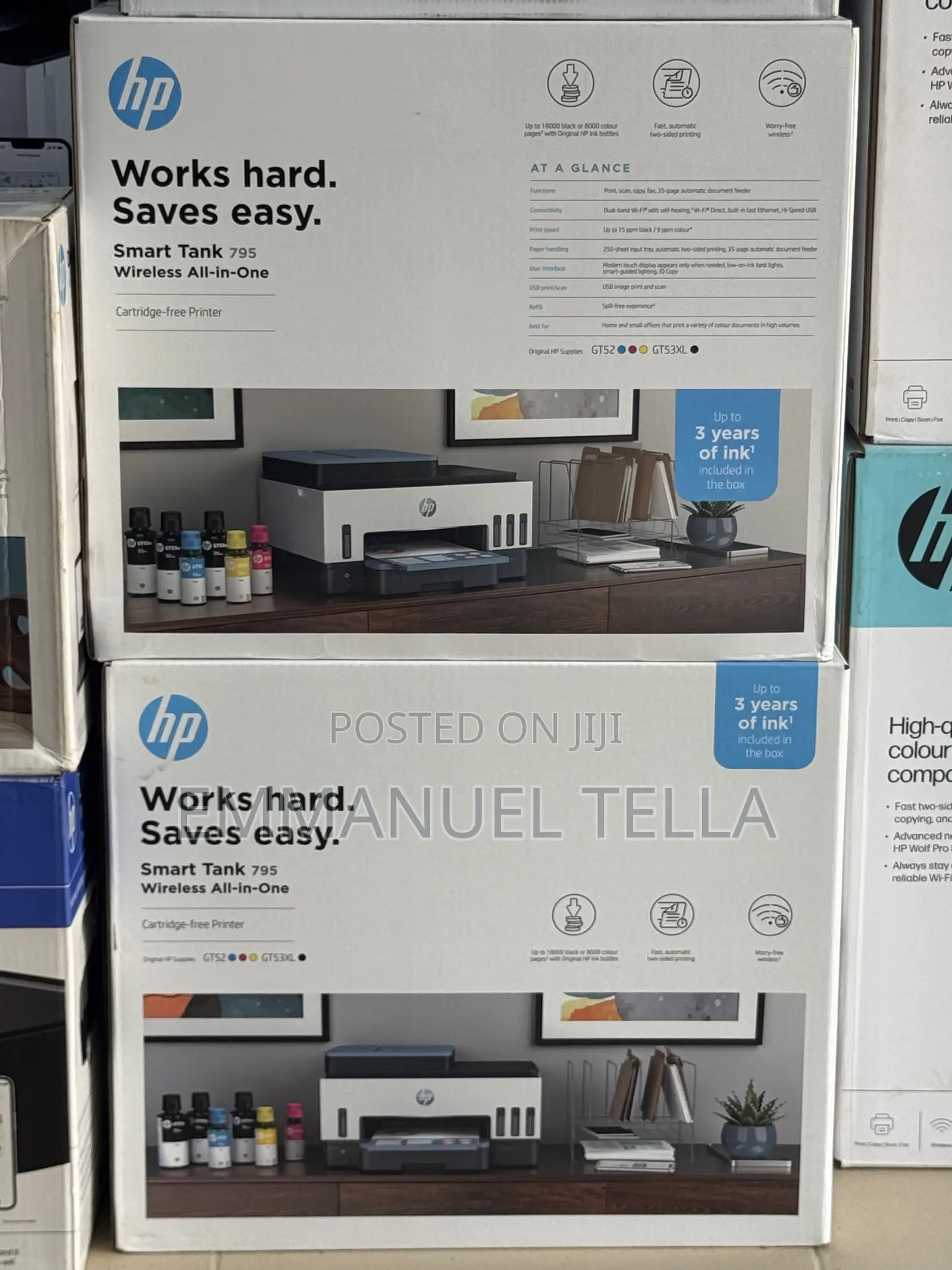 HP Smart Tank 795 Wireless All-in-One Printer