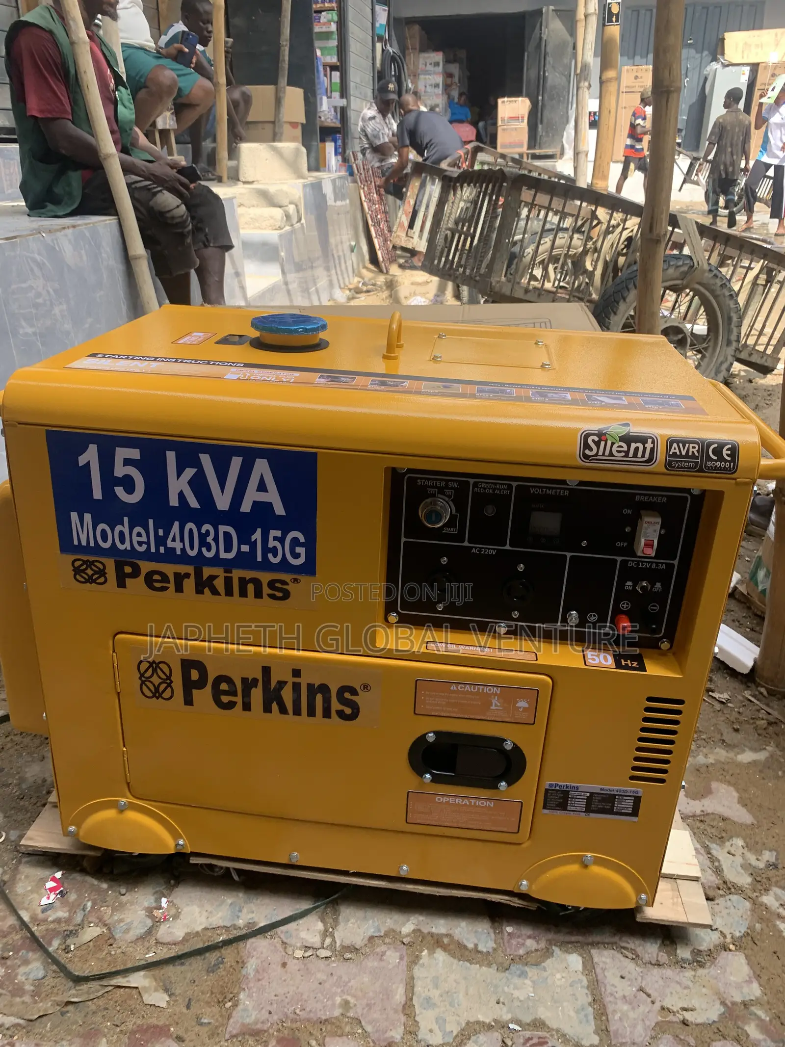 Perkins 15kVA Soundproof Generator – Powerful Standby Electricity
