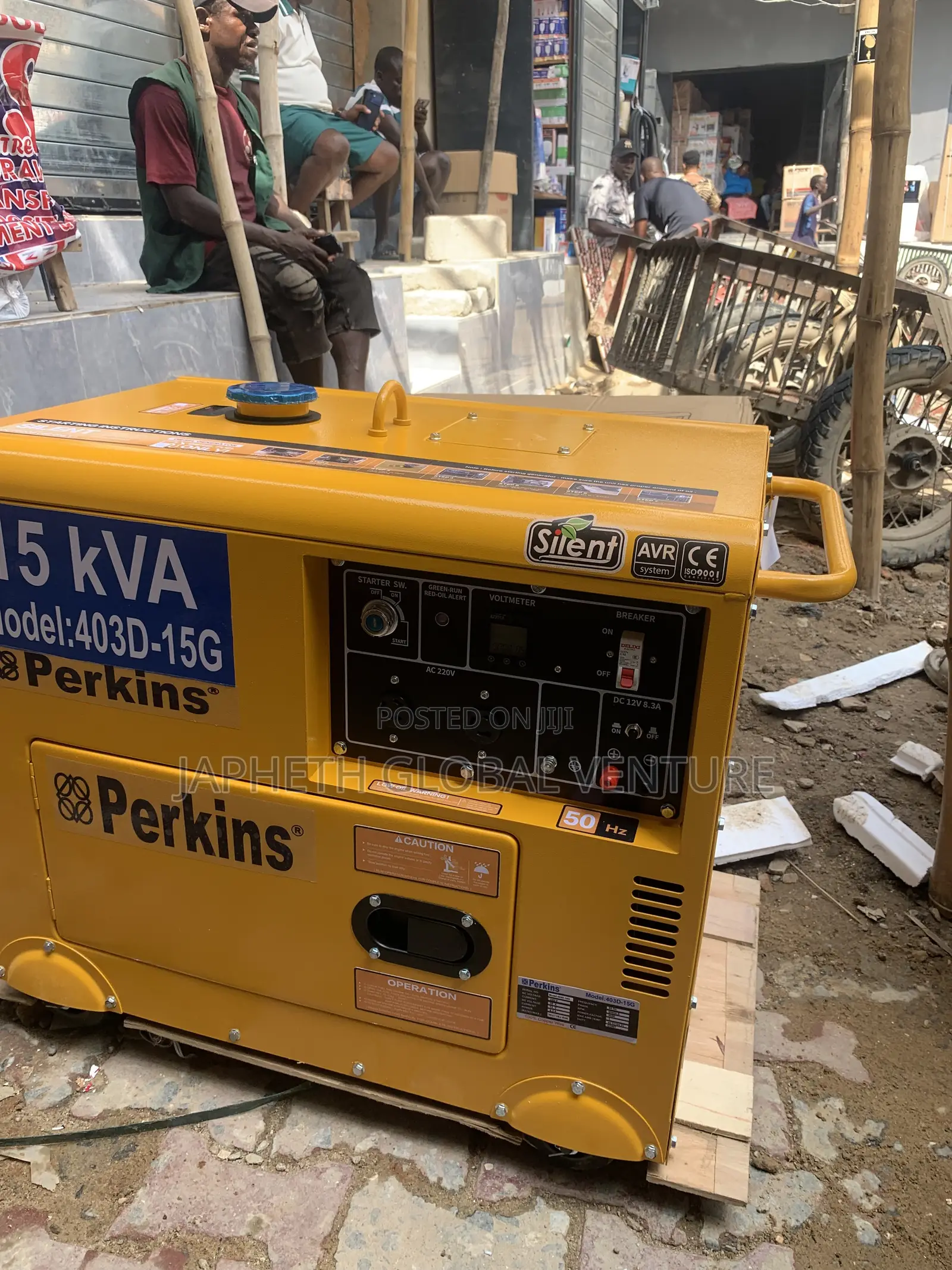 Perkins 15kVA Soundproof Generator – Powerful Standby Electricity