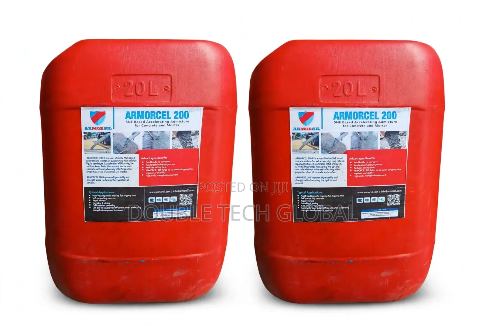 Armorcel 200 SNF Concrete Accelerator Admixture 20L - Armorsil