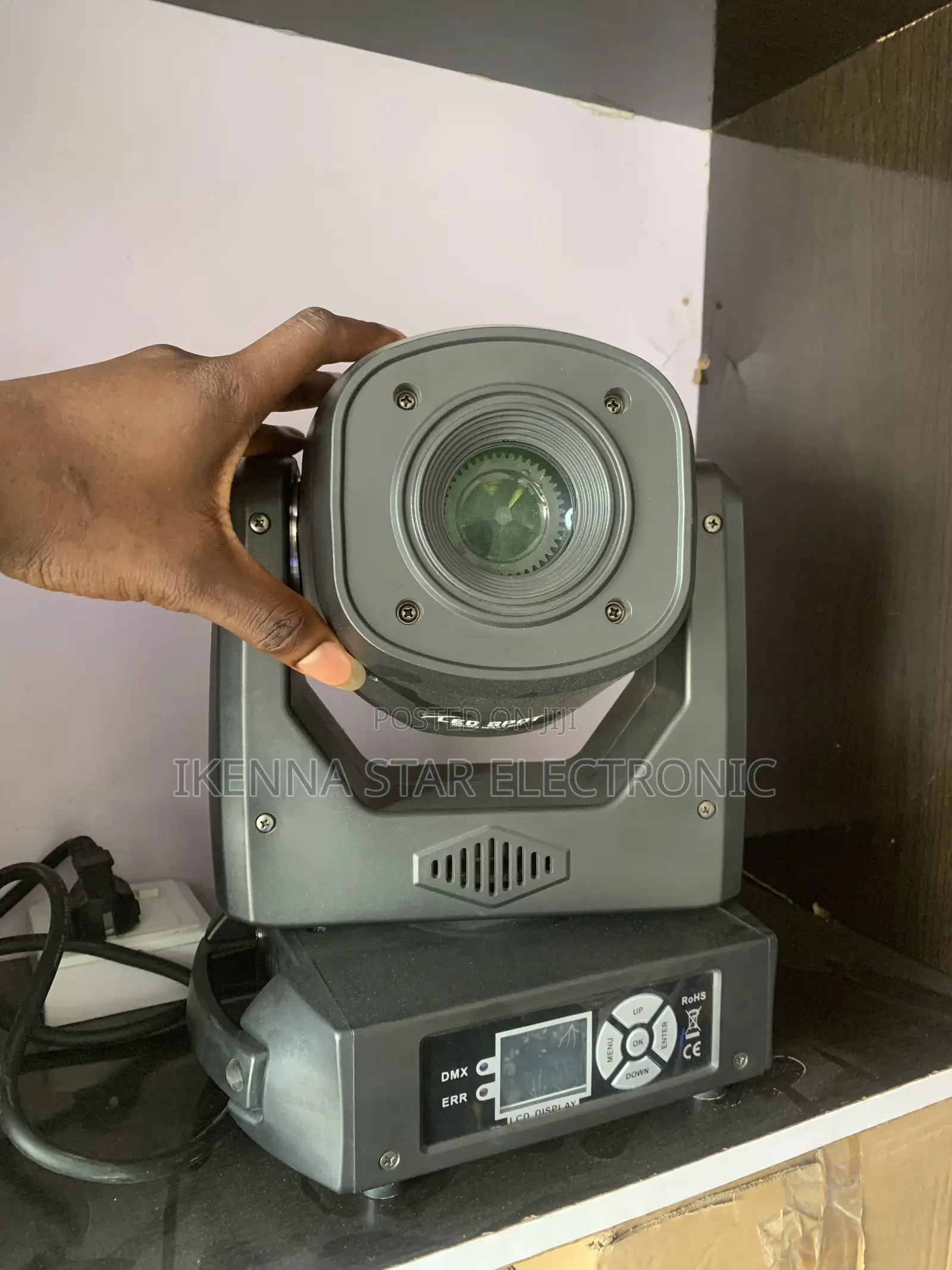 100W LED Moving Head Lights Beam 14Gobos 11Colors 8 Face