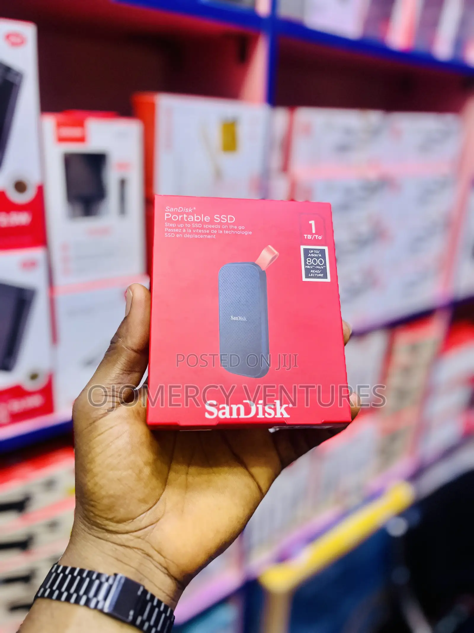 SanDisk Portable SSD (1TB, Up to 800 MB/s)