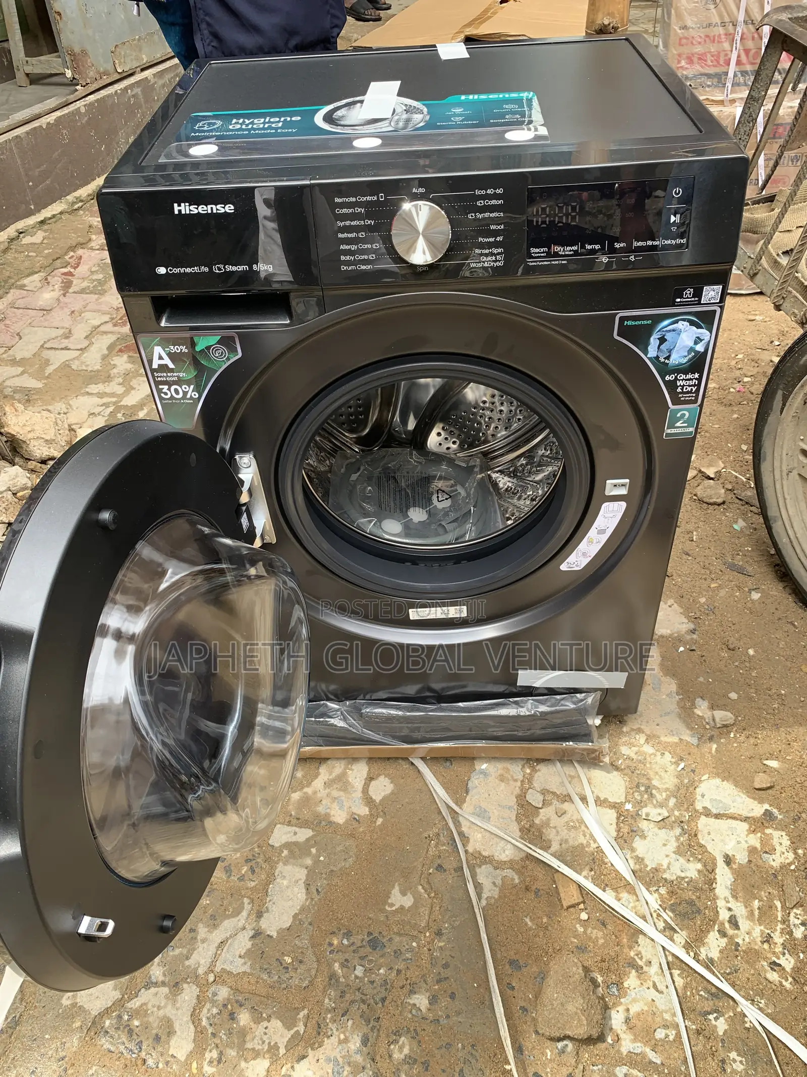 Hisense 8kg Automatic Washing Machine – Energy Saving