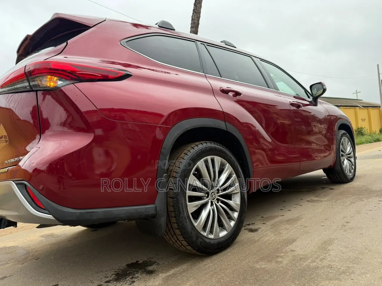 Toyota Highlander Platinum 2021 Burgundy