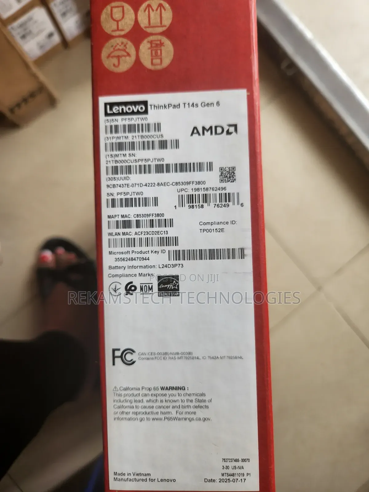 New Laptop Lenovo ThinkPad T14s G4 16GB AMD SSD 1T