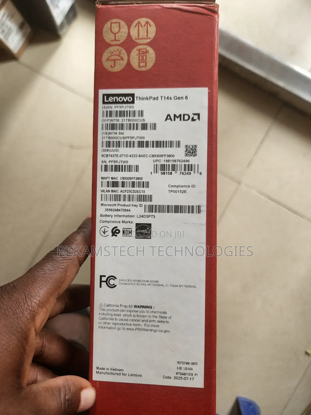 New Laptop Lenovo ThinkPad T14s G4 16GB AMD SSD 1T