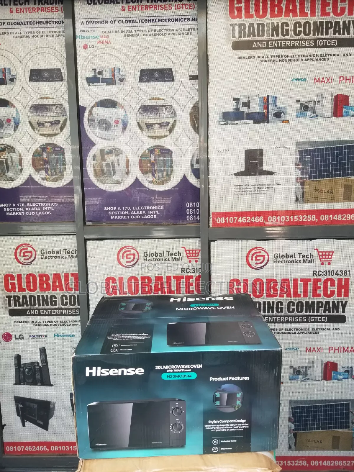 Hisense Microwave 20l 700w (H20mobs14)