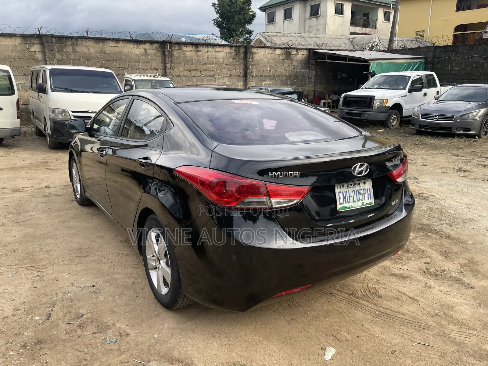Hyundai Elantra GLS Sedan FWD (1.8L 4cyl 6A) 2013 Black
