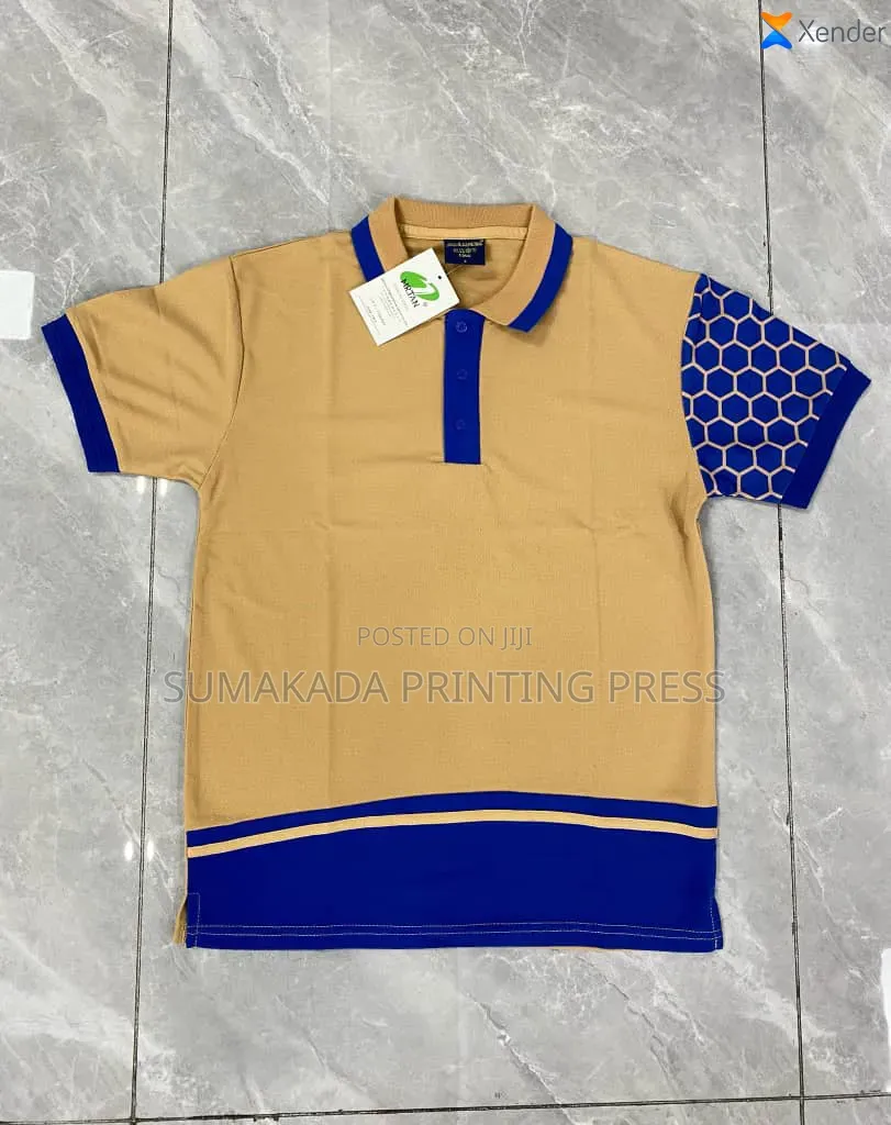 Jack & General Design Polo | Contrast Honeycomb-Sleeve Polos, M–XXL
