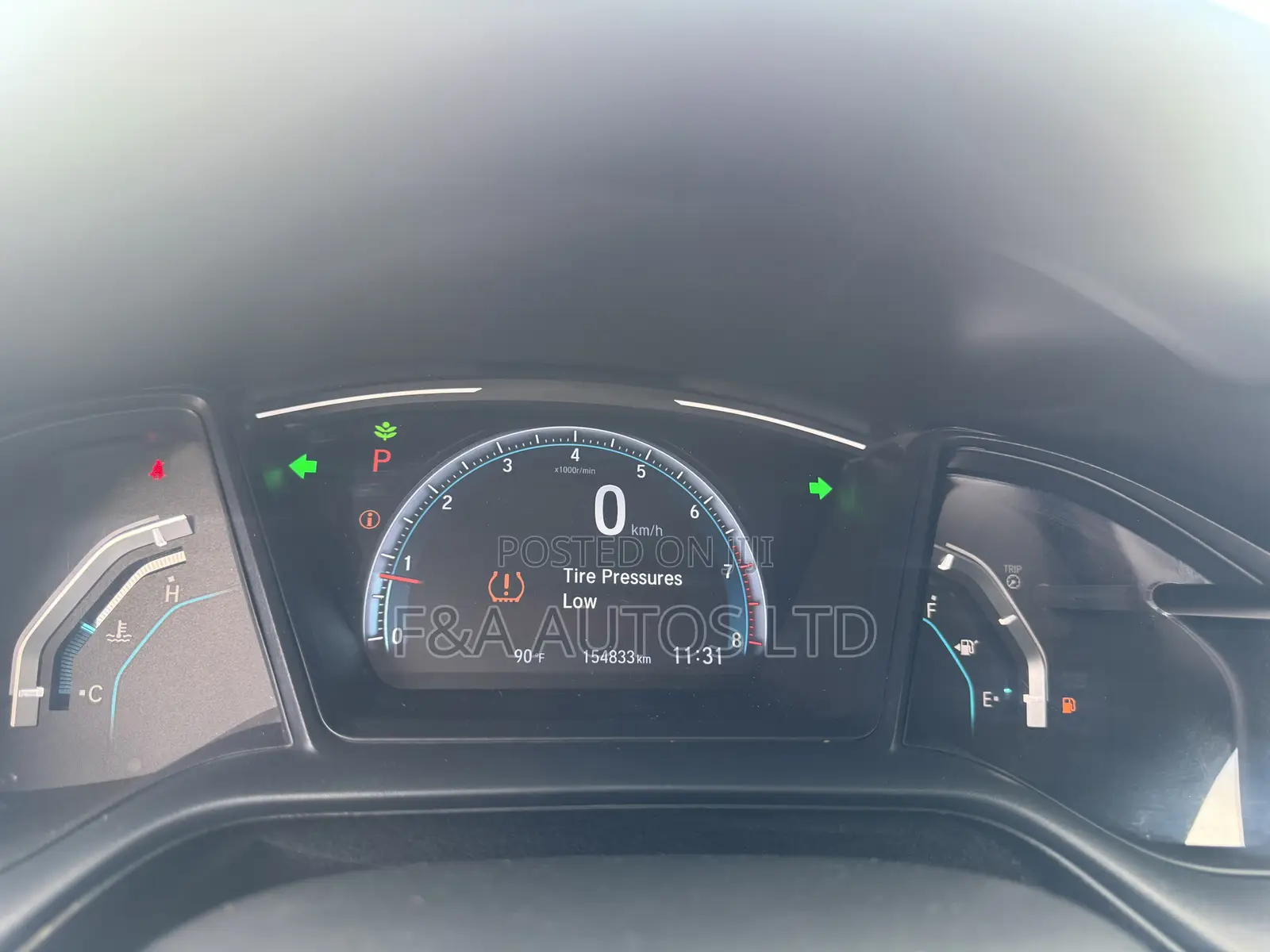 Honda Civic EX Sedan 2019 Gray