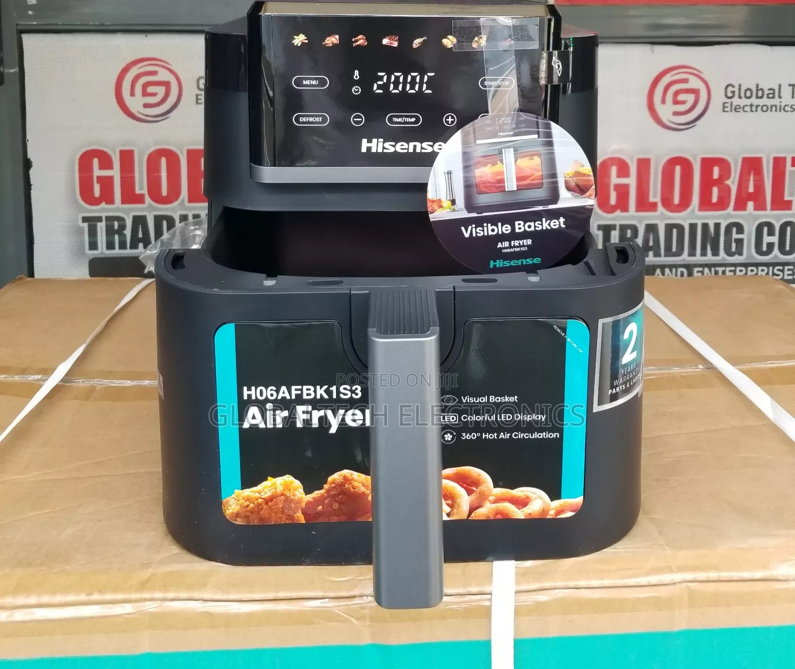 Hisense Air Fryer 6.3L 1700W (H06AFBS1S3)