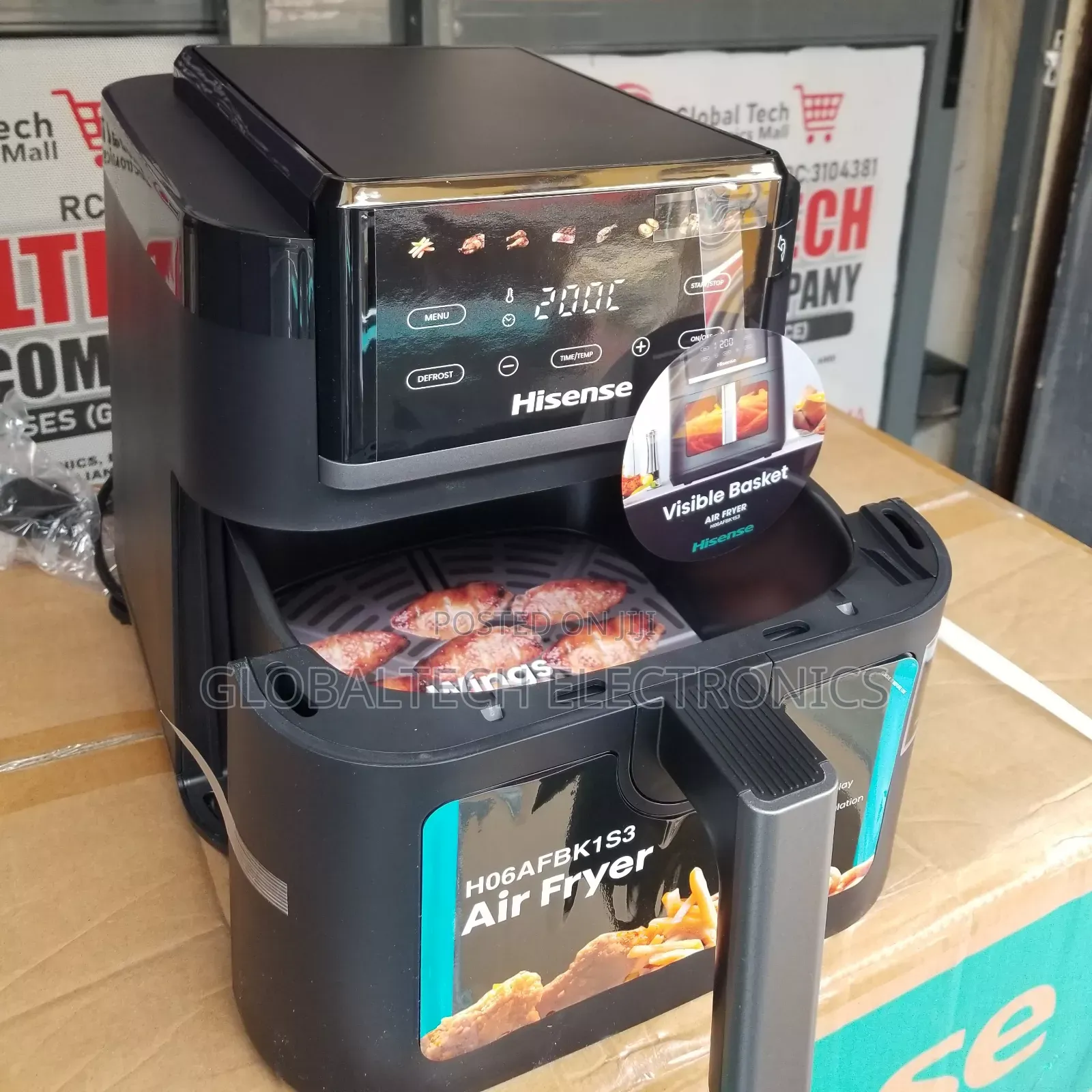 Hisense Air Fryer 6.3L 1700W (H06AFBS1S3)