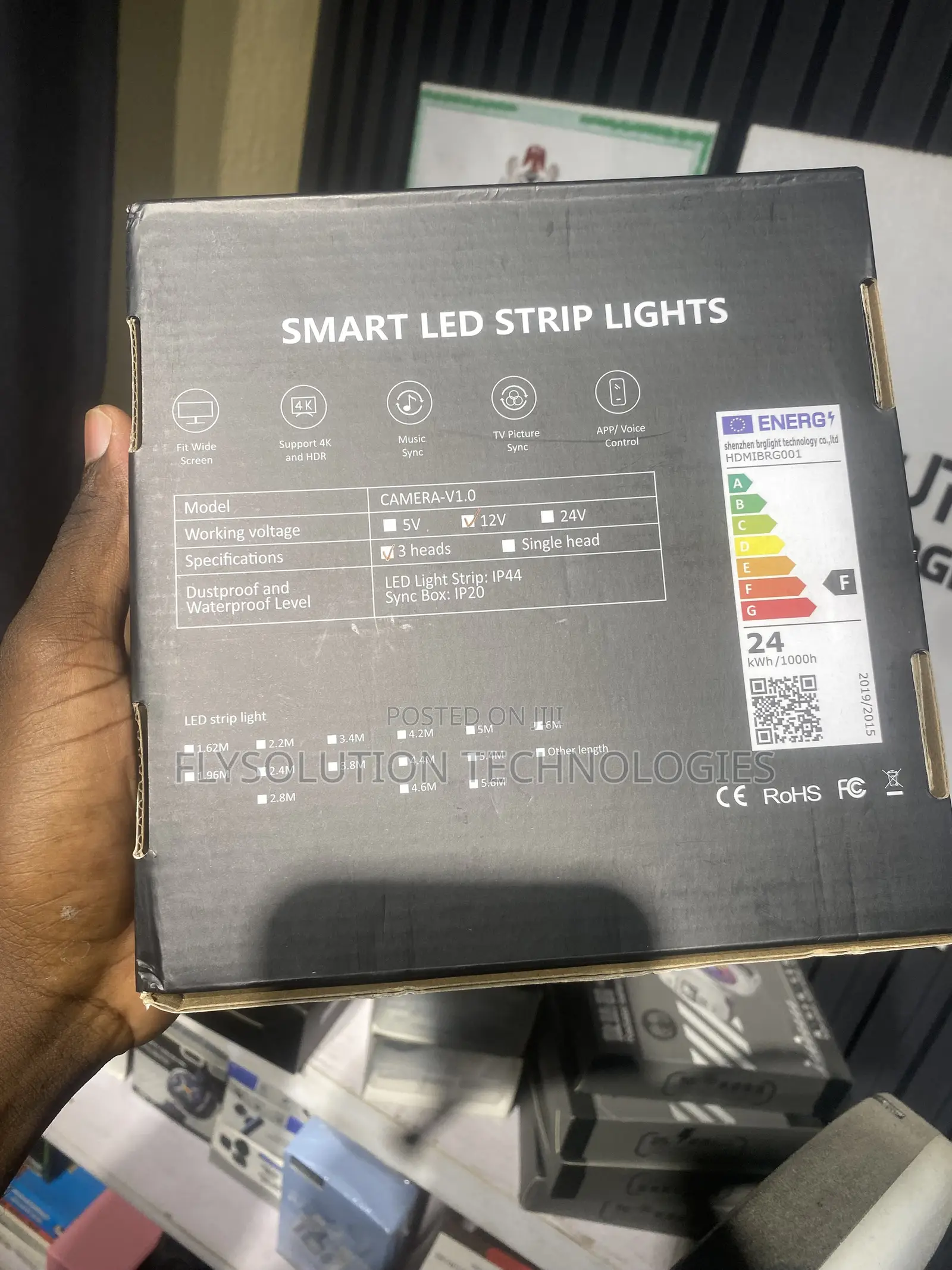 RGBIC Smart TV Backlight Kit With a Screen Sync Camera