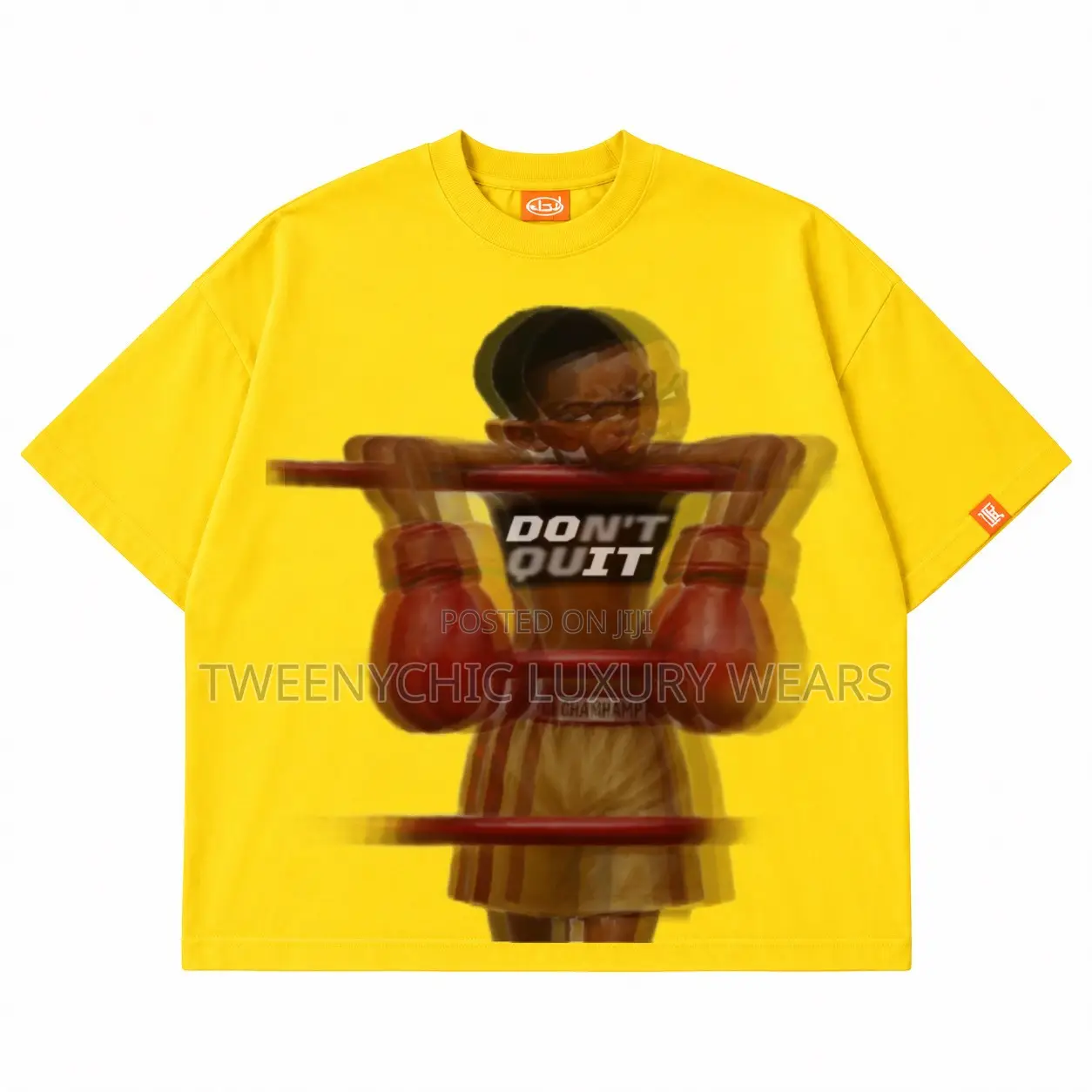 Yellow Graphic Print T-Shirt for Men | Trendy Streetwear
