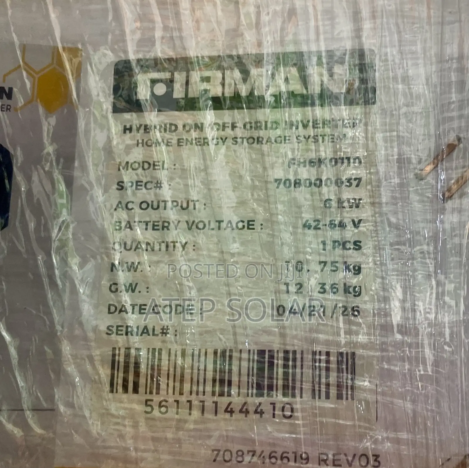 Firman 6kwh Hybrid Transformerless 48V