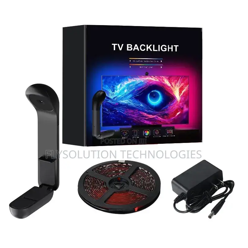 RGBIC TV Backlight With Camera Sync Smart LED Strip Lights for TVs