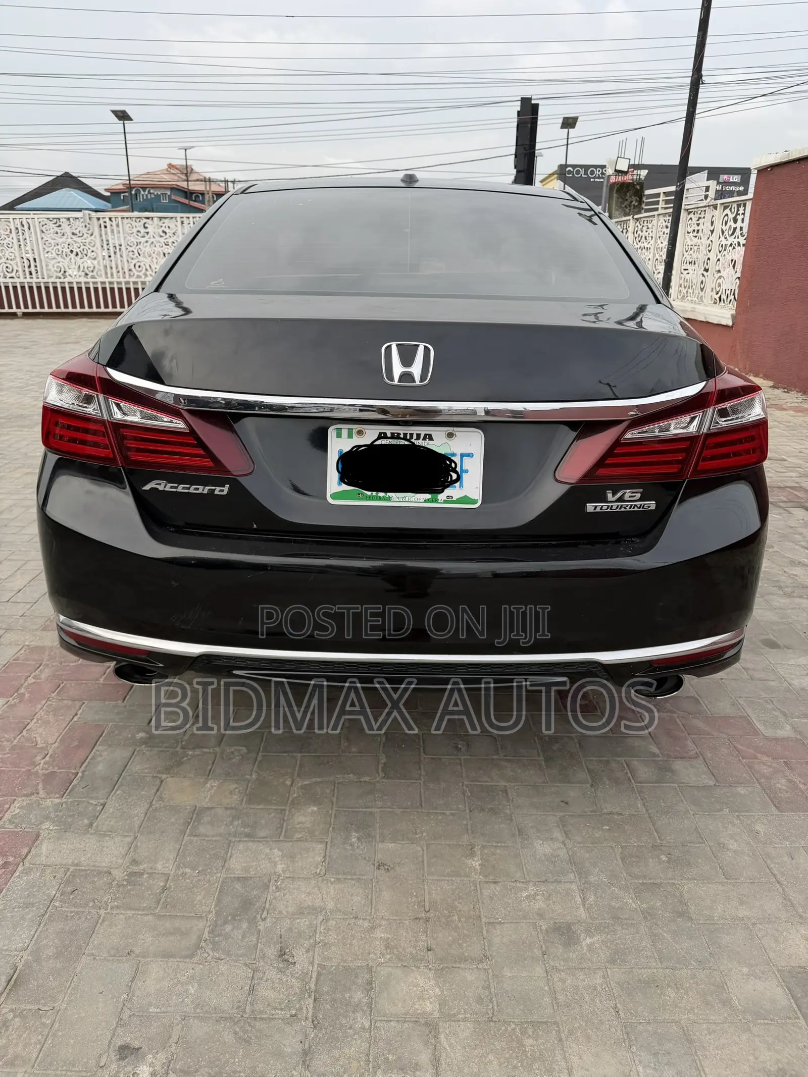 Honda Accord Touring V-6 4dr Sedan (3.5L 6cyl 6A) 2014 Black