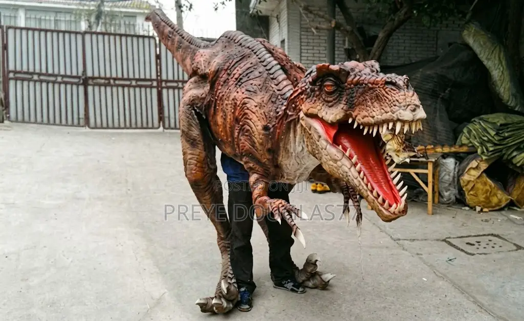 Professional 4.1m Animatronic Walking Dinosaur Costume