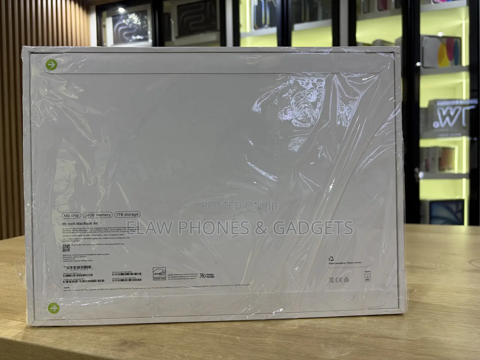 New Laptop Apple MacBook Air 2026 M5 24GB Apple M5 SSD 1T