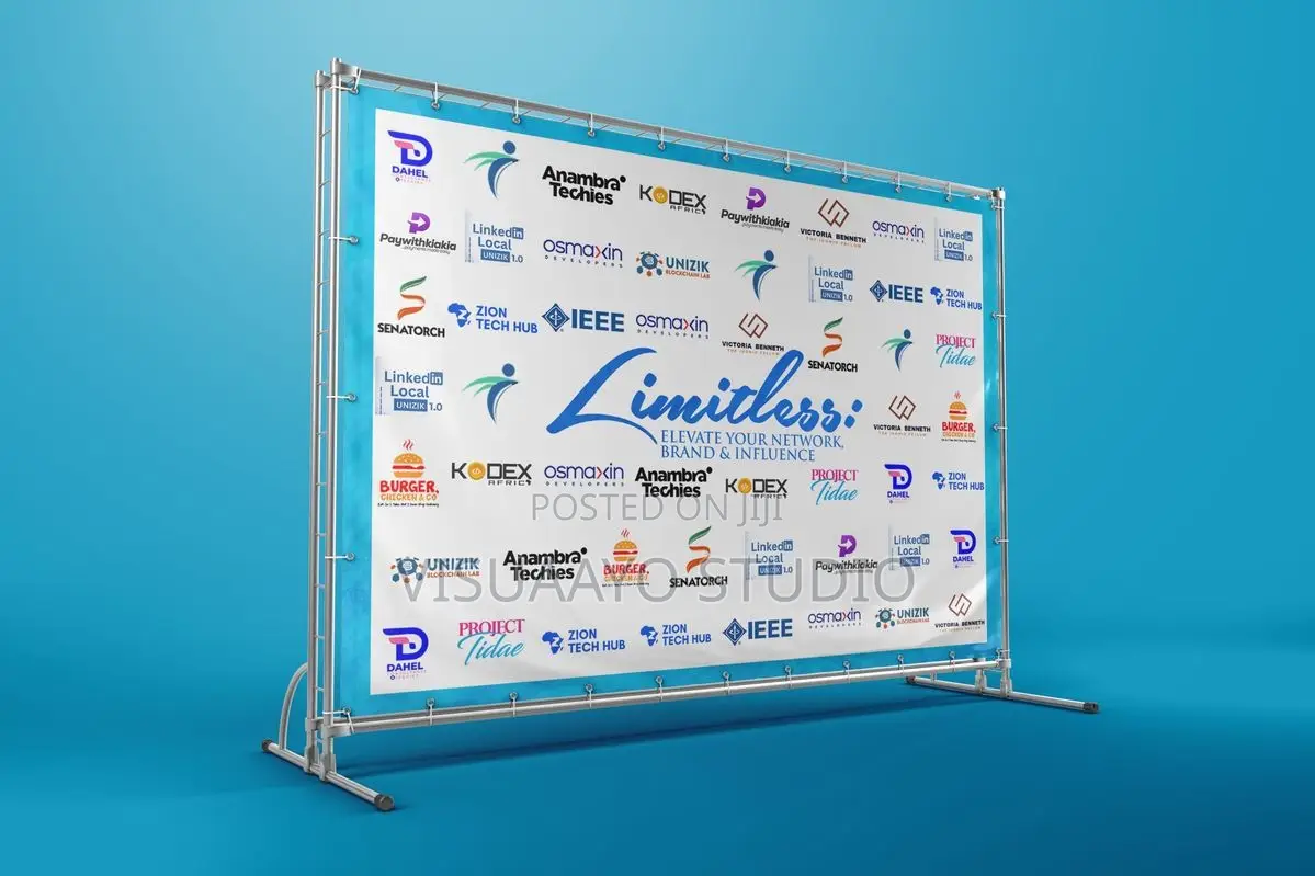 Banner Backdrop Printing in Nigeria | Custom Event & Branded Backdrops