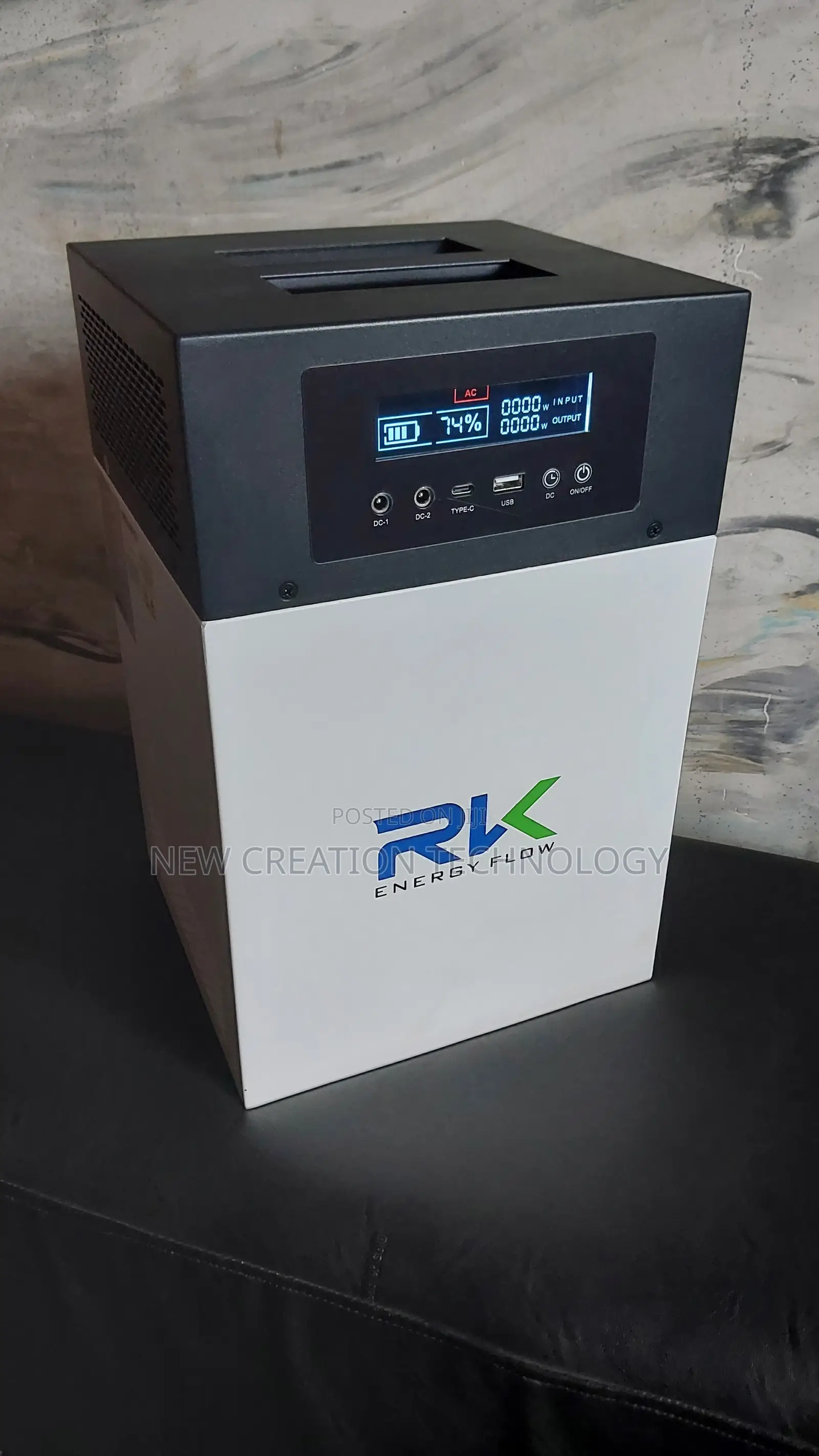 RK Energy Flow 2kWh Battery + 800W Integrated Inverter Power Station