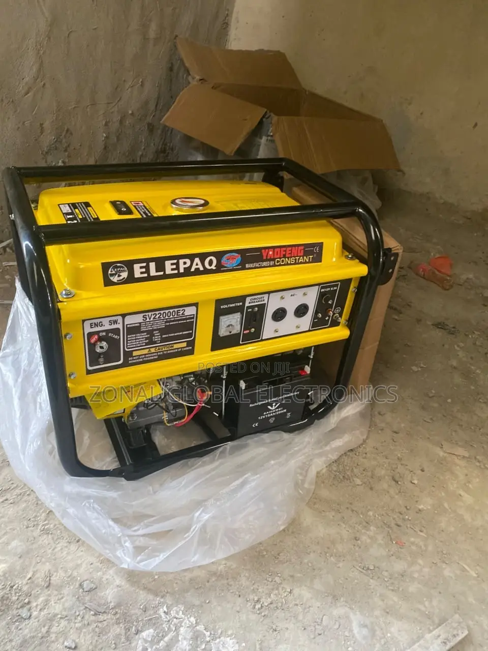 7.5kva Elepaq Constant Generator Key Start