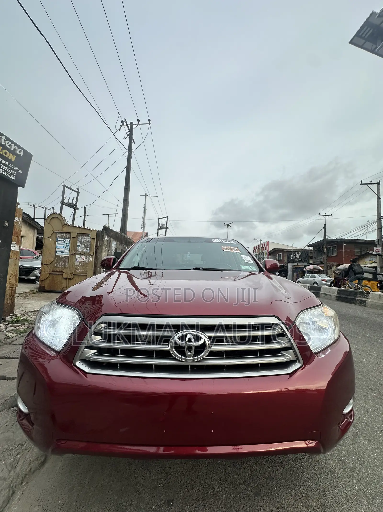 Toyota Highlander Sport 2009 Red