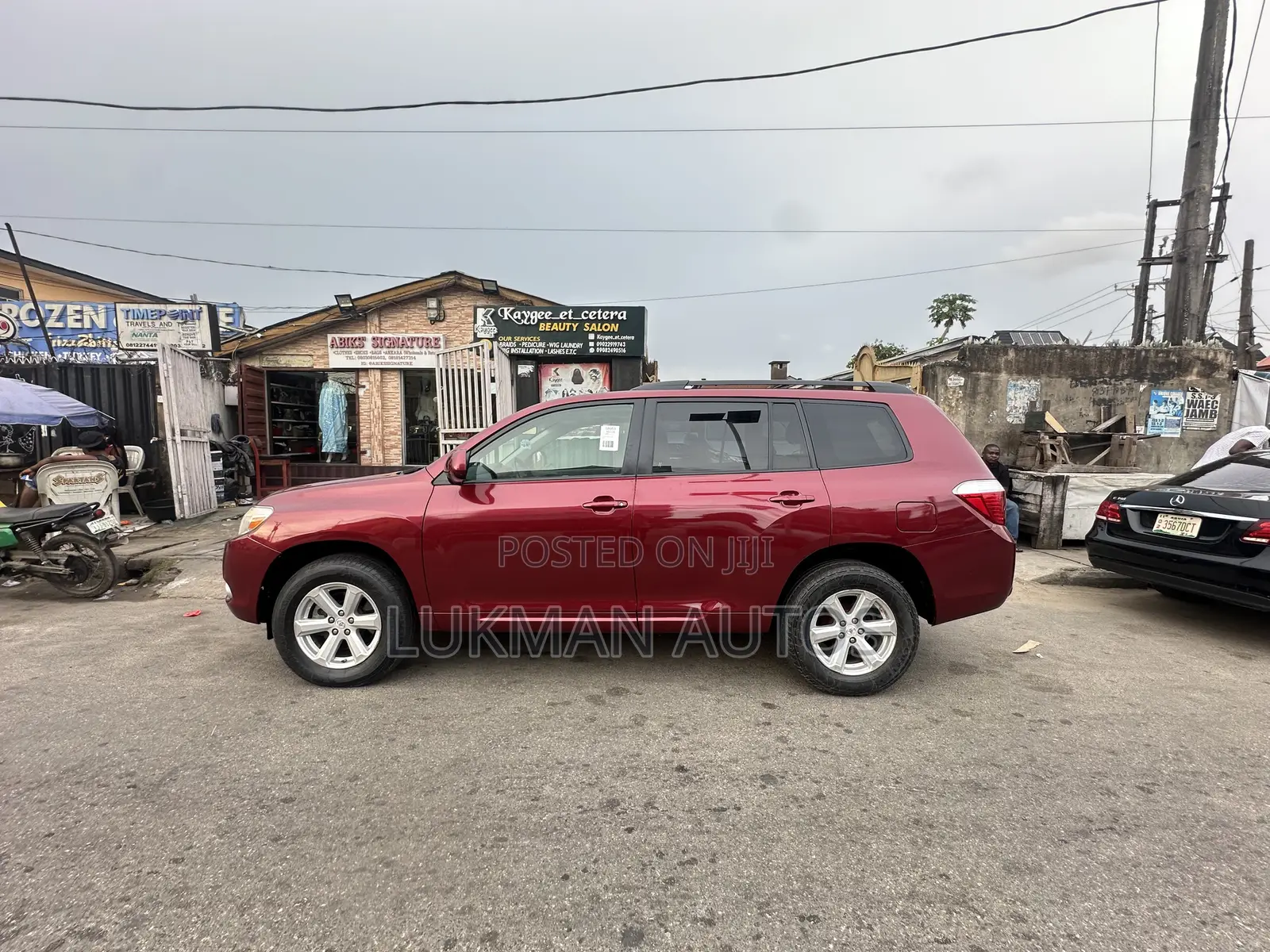 Toyota Highlander Sport 2009 Red
