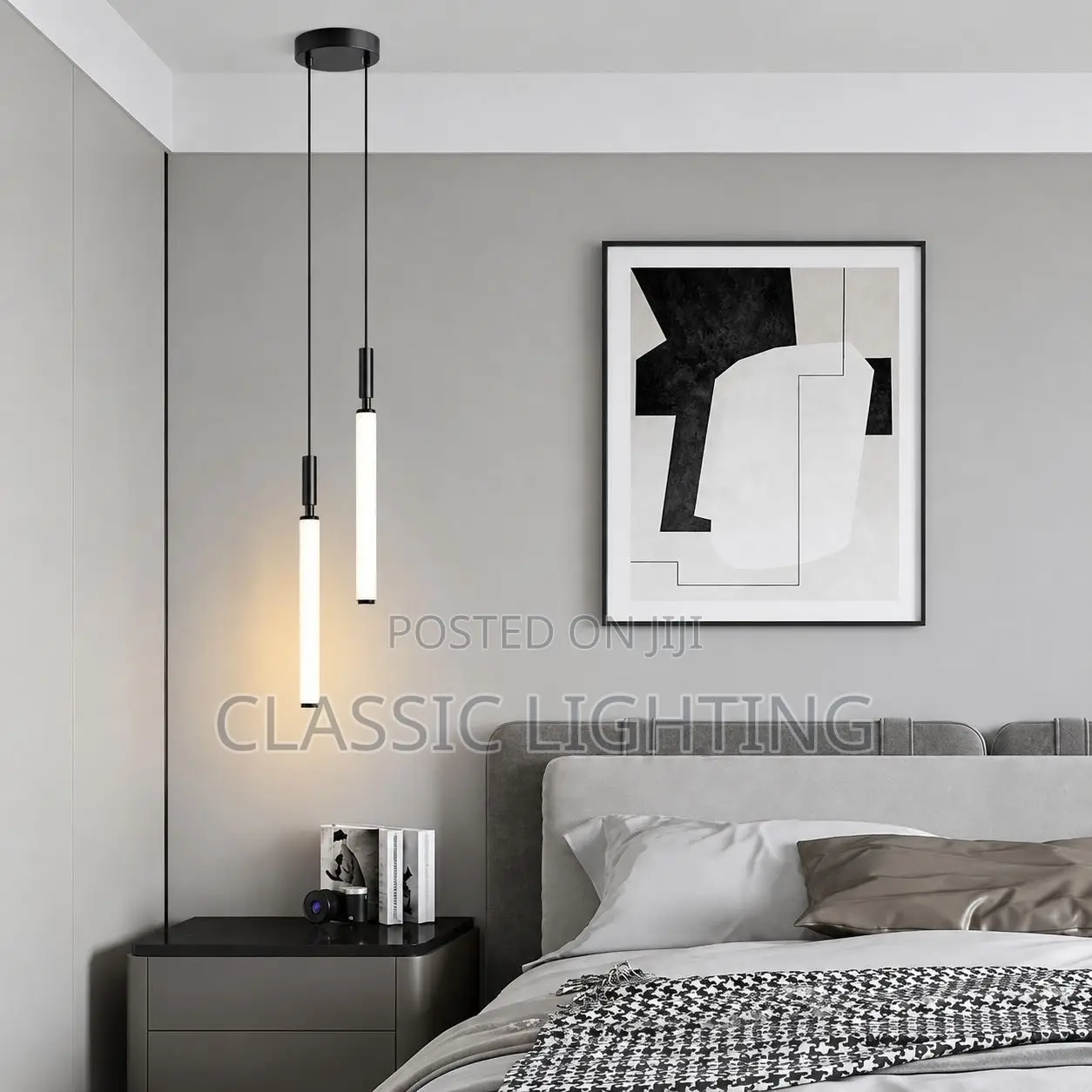 New Luxury Minimalist Master Bedroom Ceiling Pendant Light Bedside