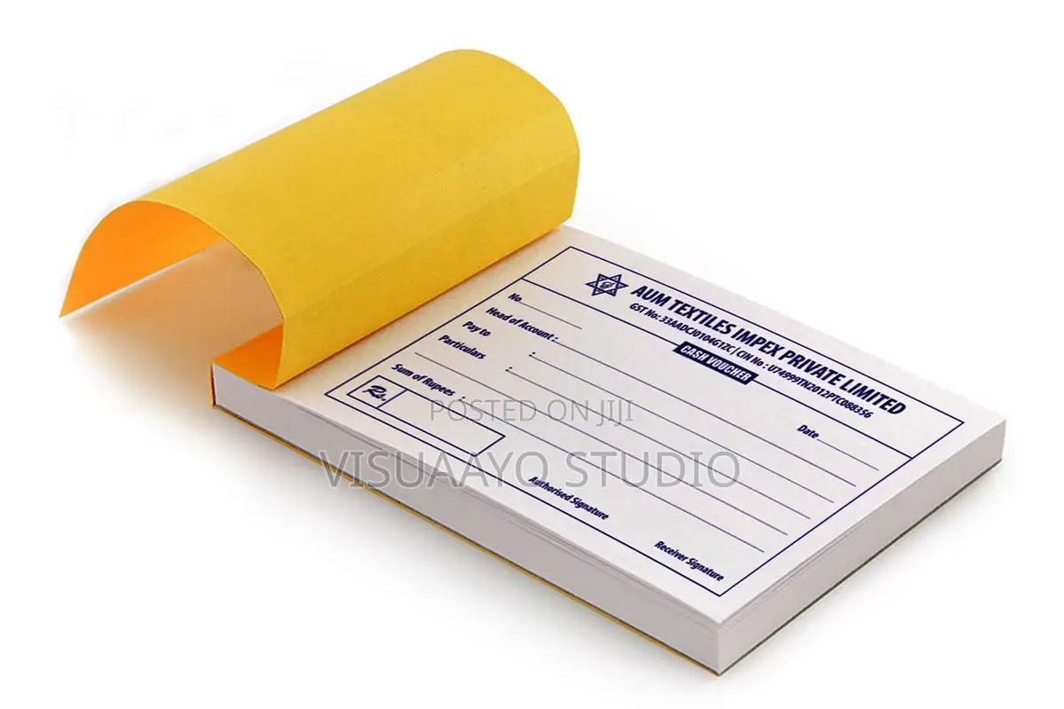 Carbonized Invoice Book Print in Nigeria | NCR Receipt & Invoice Books