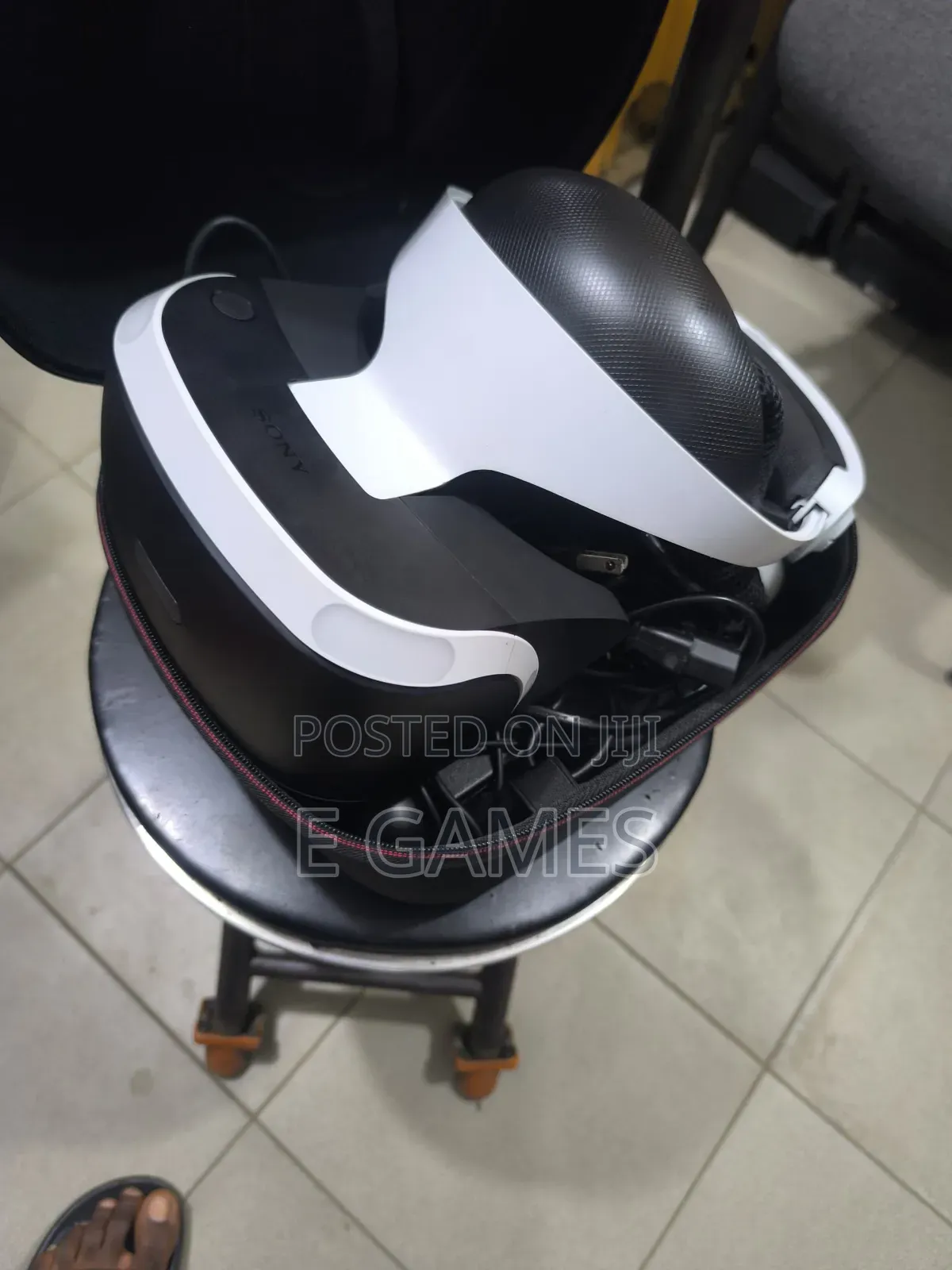 Playstation VR Headset and Joystick