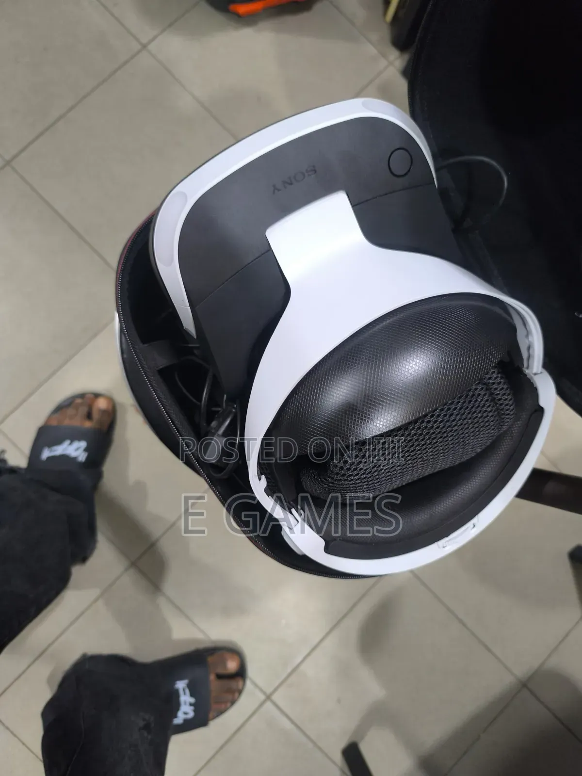 Playstation VR Headset and Joystick