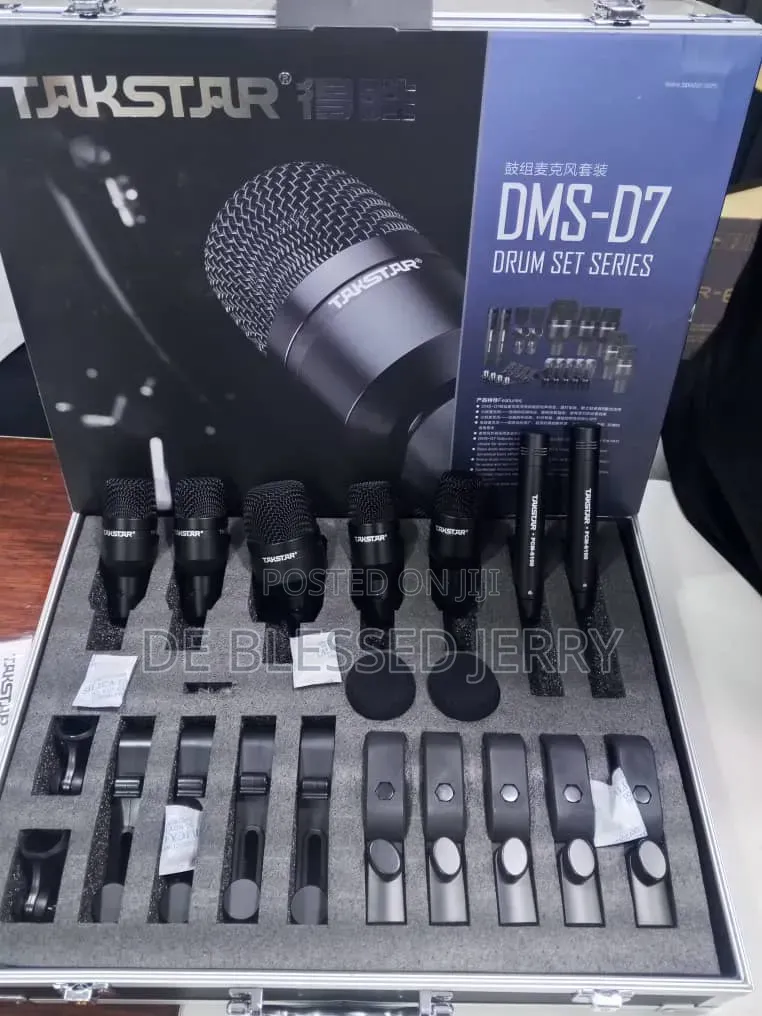 Takstar DMS D7 Wired Drum Set Microphone 7set