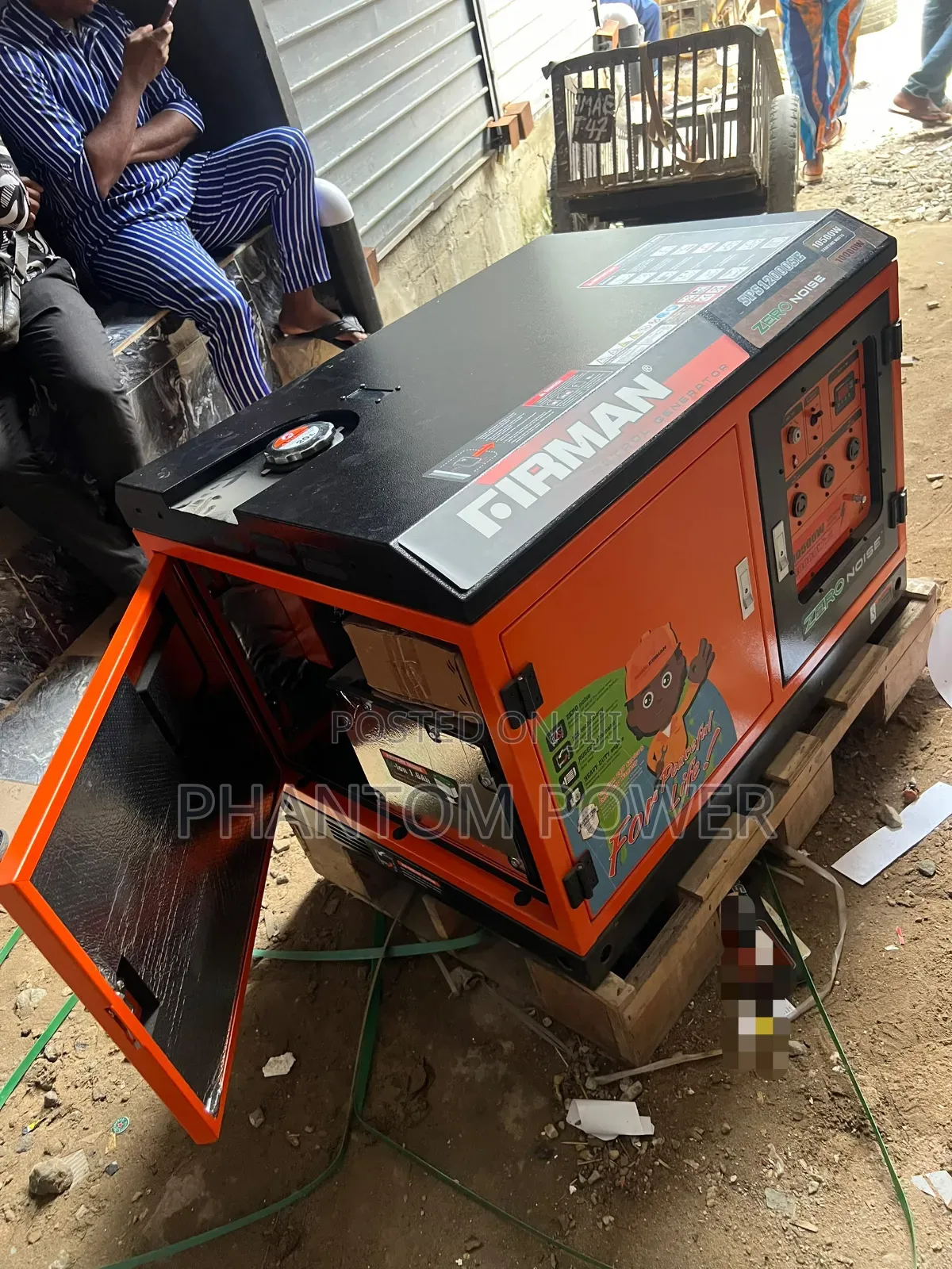 Model SPS12000SE Firman 10kva Petrol Soundproof Generator With 3 Doors