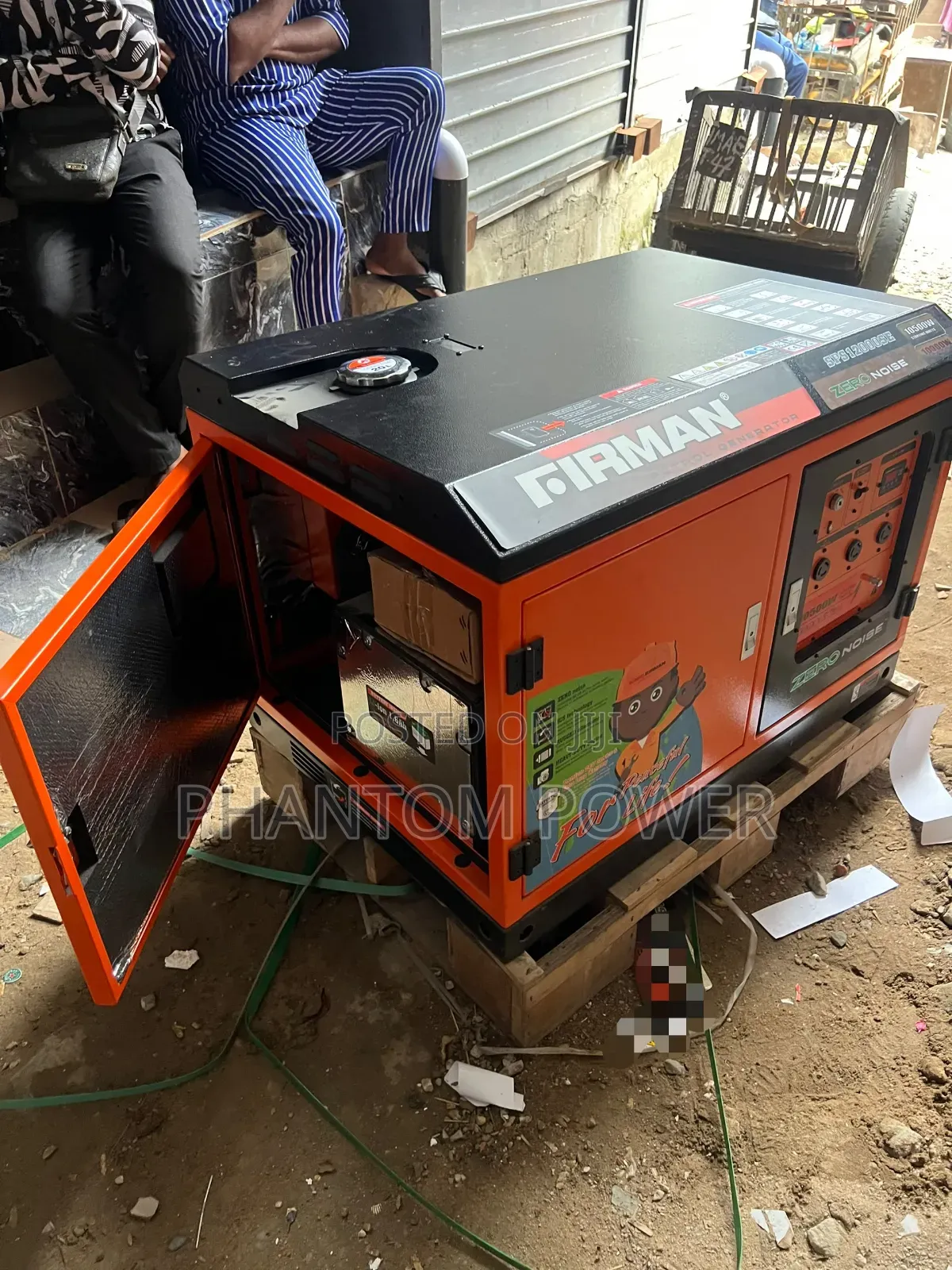 Original Firman 10kva Capacity Petrol Soundproof Generator & Warranty