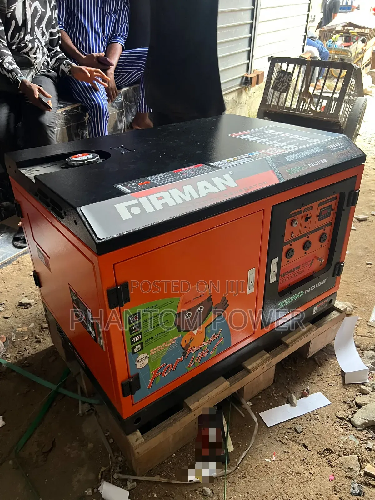 Model SPS12000SE 10/10kva [10000/105000 Watts] Petrol Silent Generator