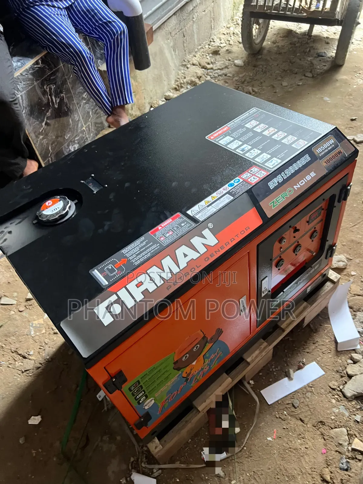 Model SPS12000SE 10/10kva [10000/105000 Watts] Petrol Silent Generator