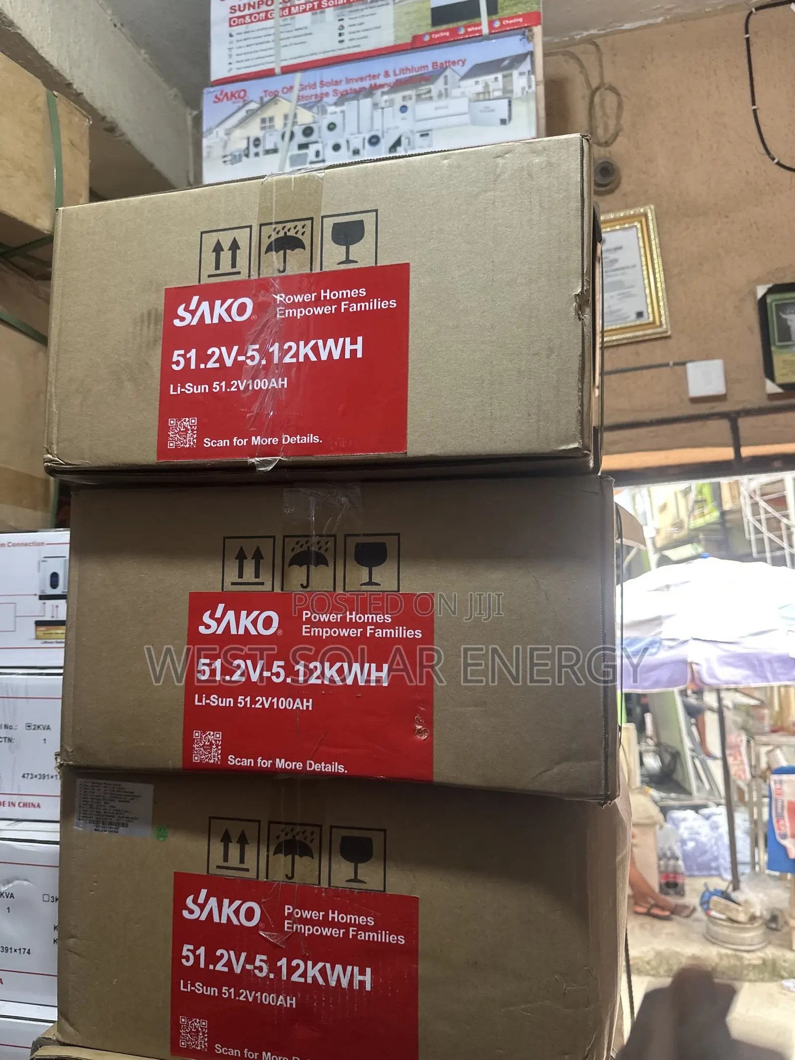 5kwh 51.2V Sako Lithium Ion Battery