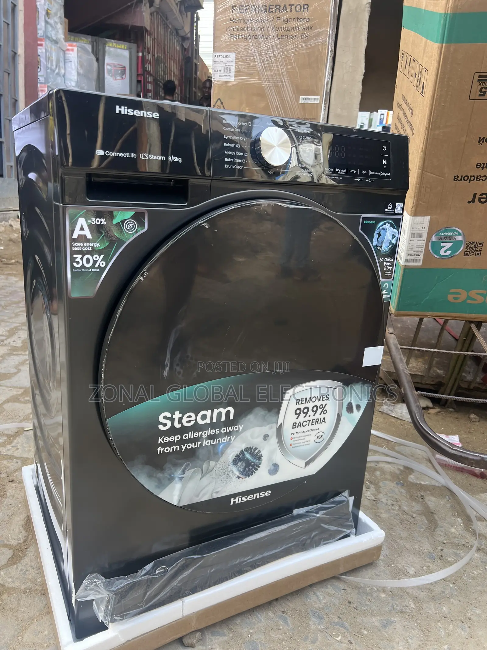 Hisense Washing Machine 8kg Front Loader