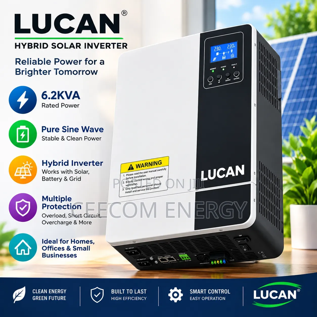 6.2kva Lucan Hybrid Inverter