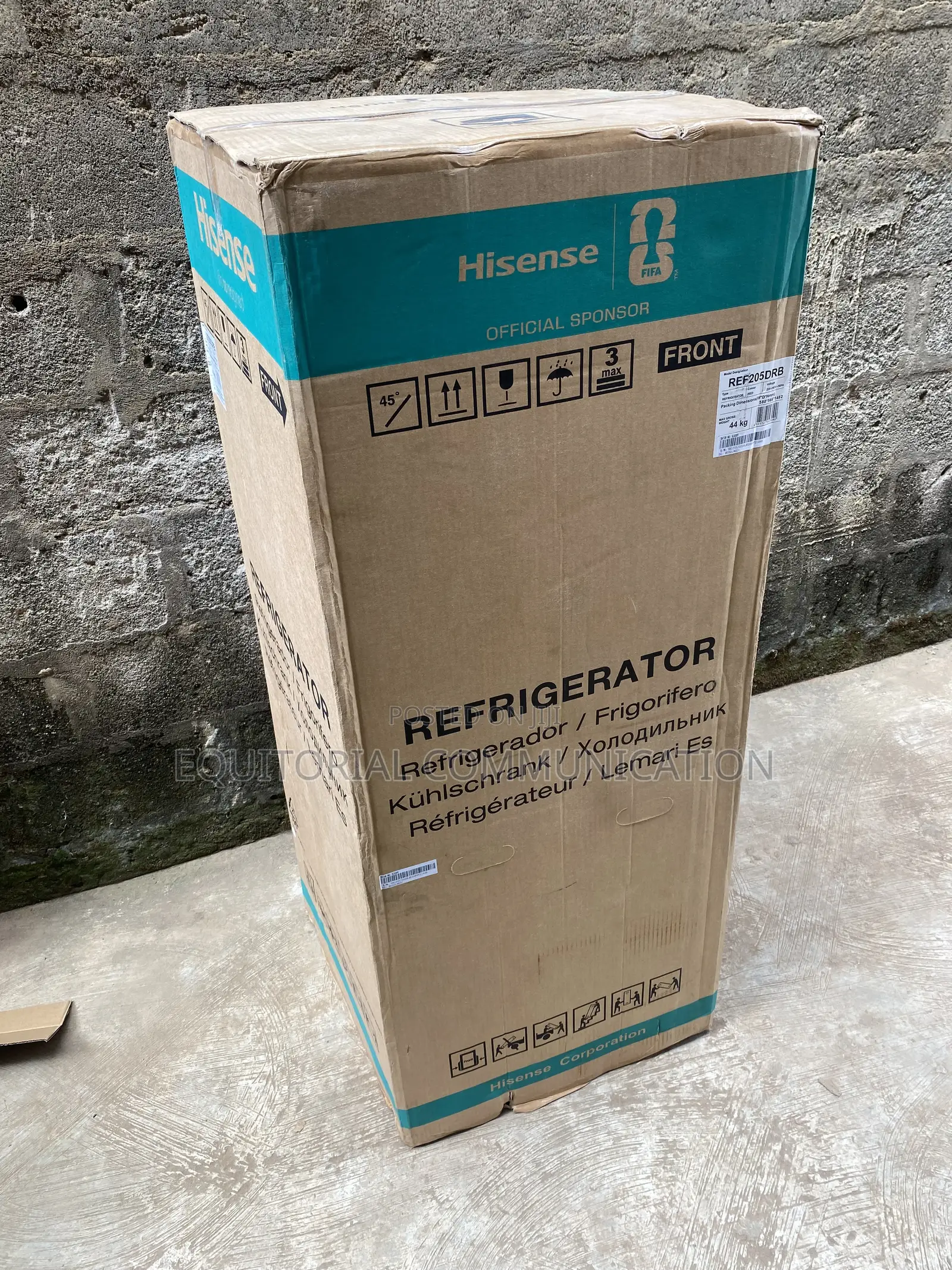 Hisense REF205DRB Top Freezer Fridge for Home Use 204L