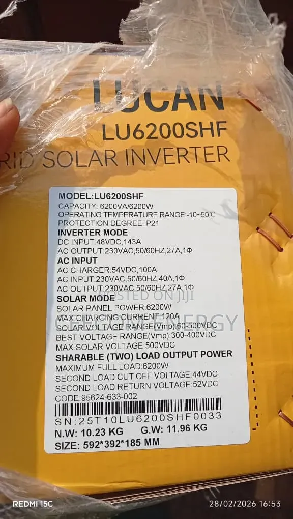 6.2kva Lucan Hybrid Inverter