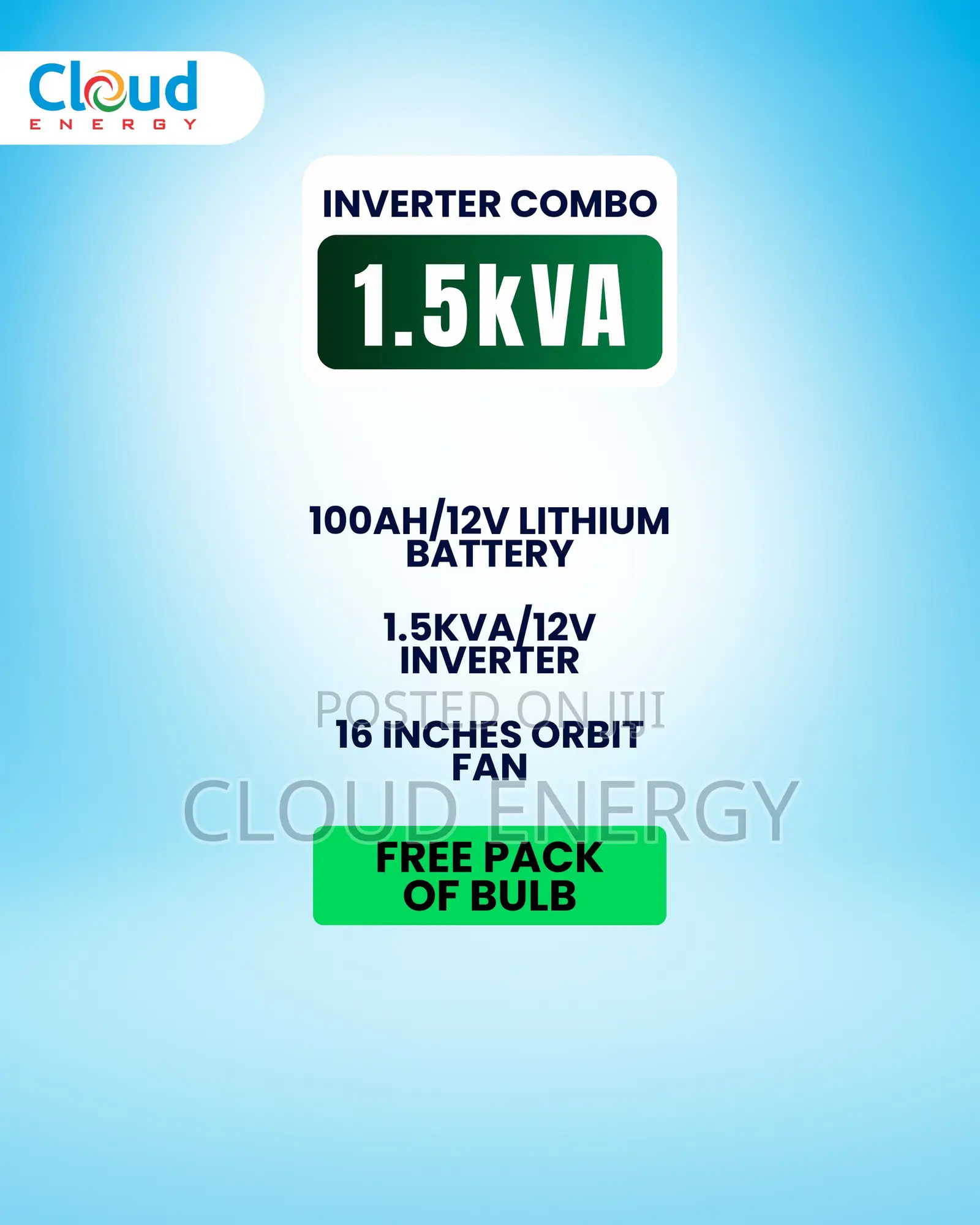 1.5kva Inverter Bundle Solution