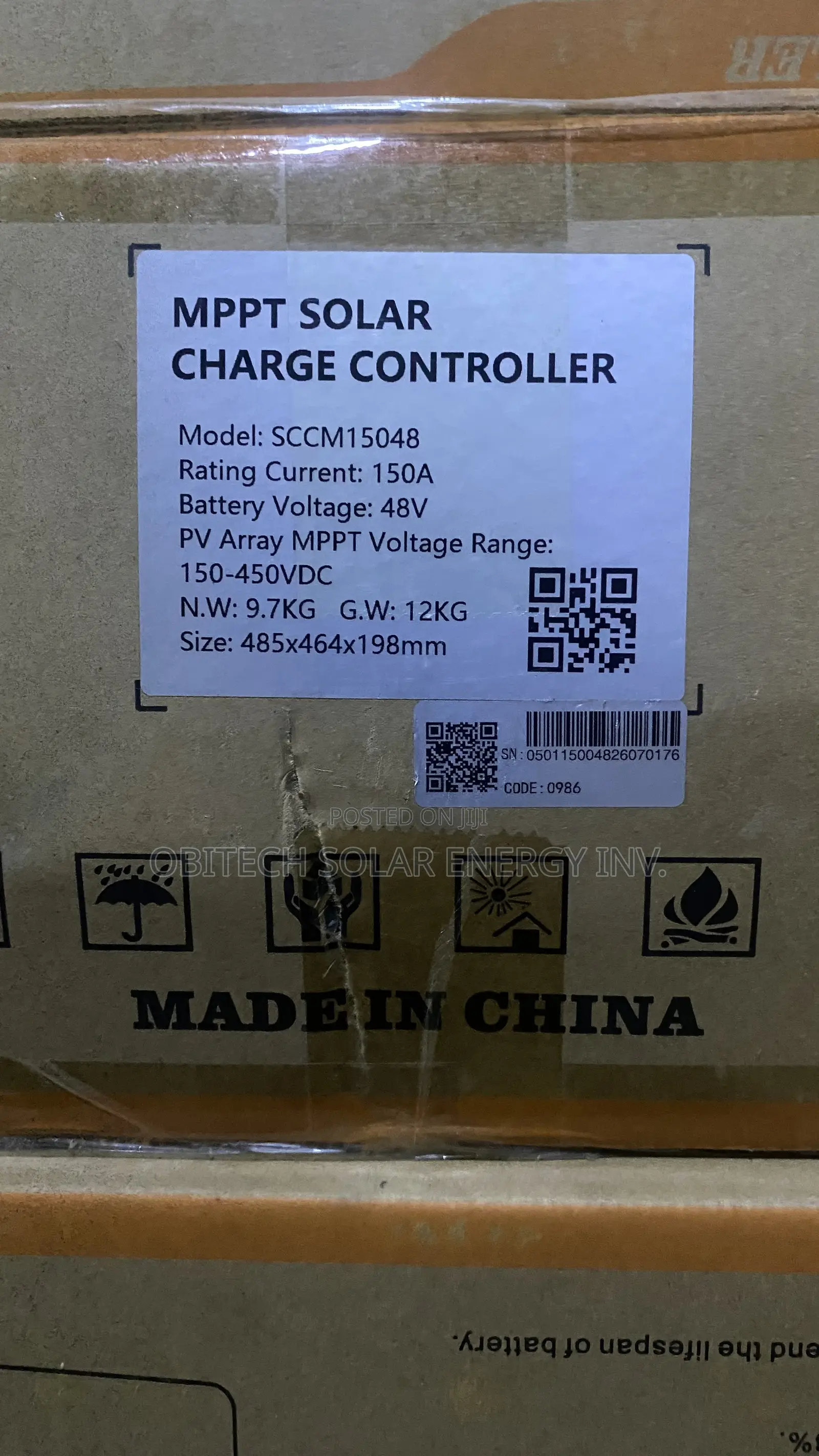 150A 48V Solar Charge Controller