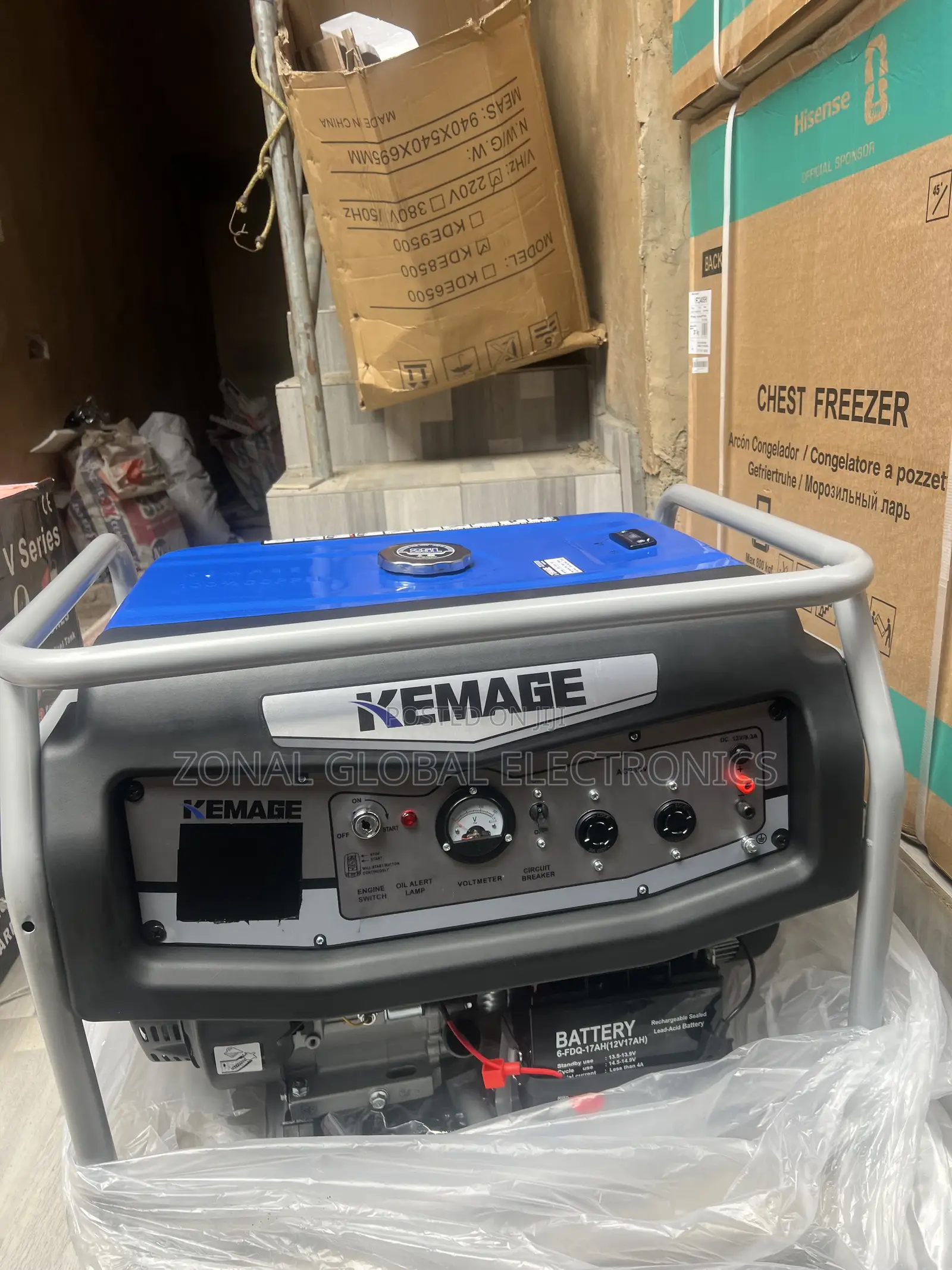 Kemage 85000E2R 8.5KVA Remote Control & Key Starter Generator
