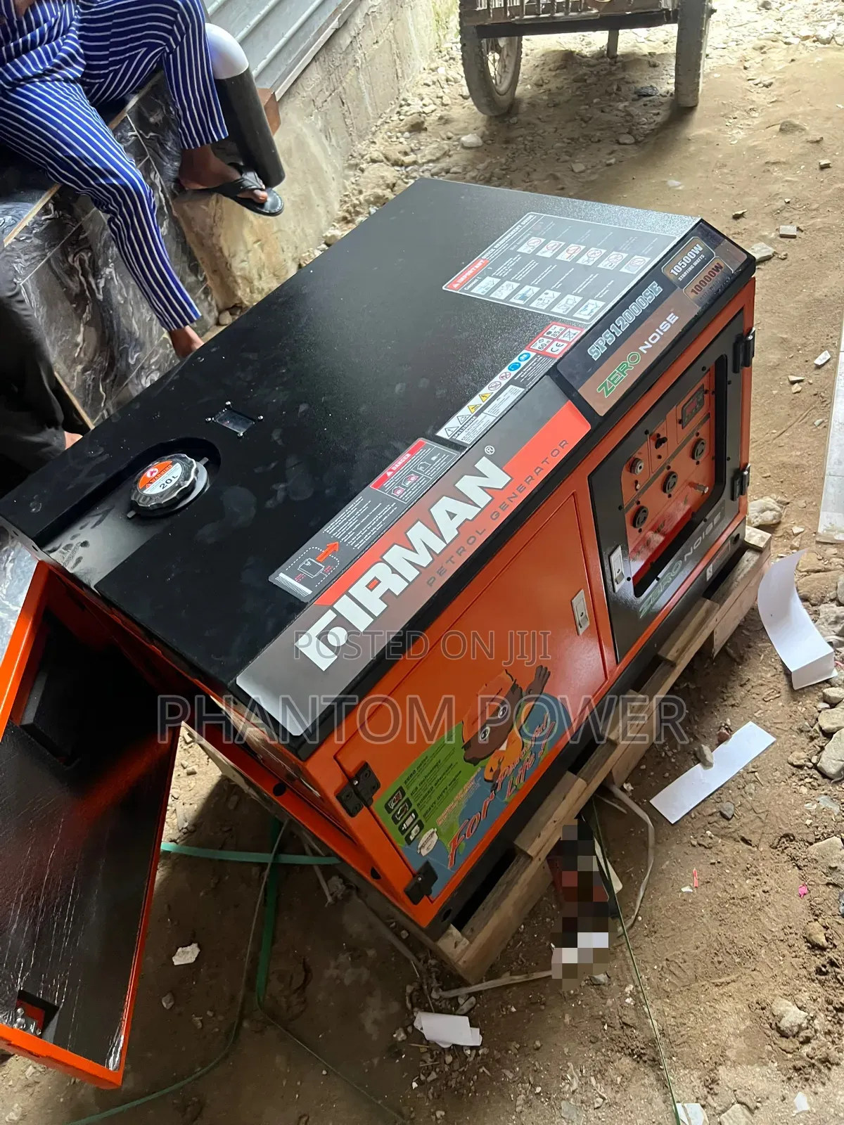 Firman SPS12000SE 10kva Zero Noise Generator [Black & Orange Design]