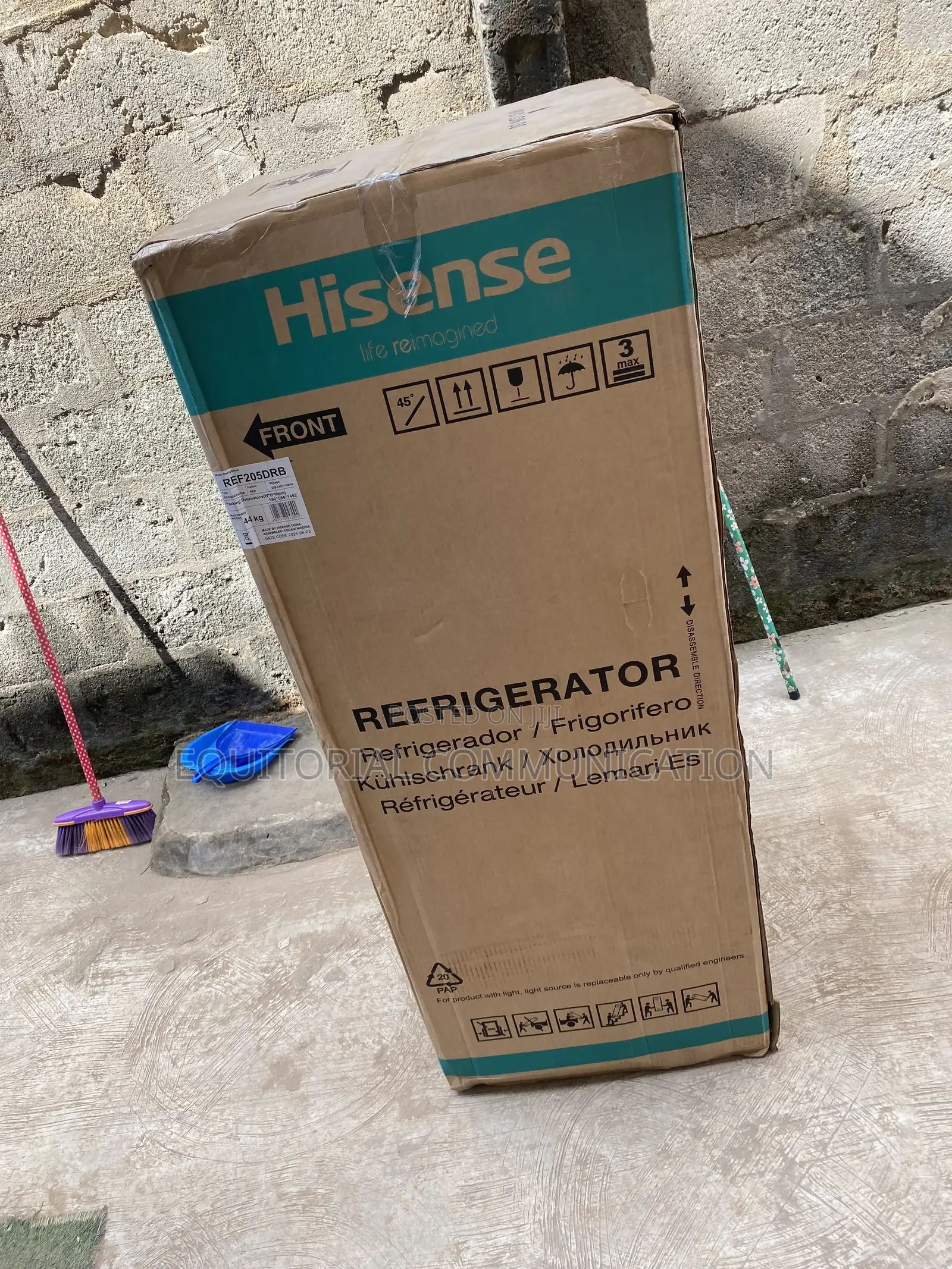 Hisense 204-Litre Home Refrigerator With Top Freezer REF205DRB
