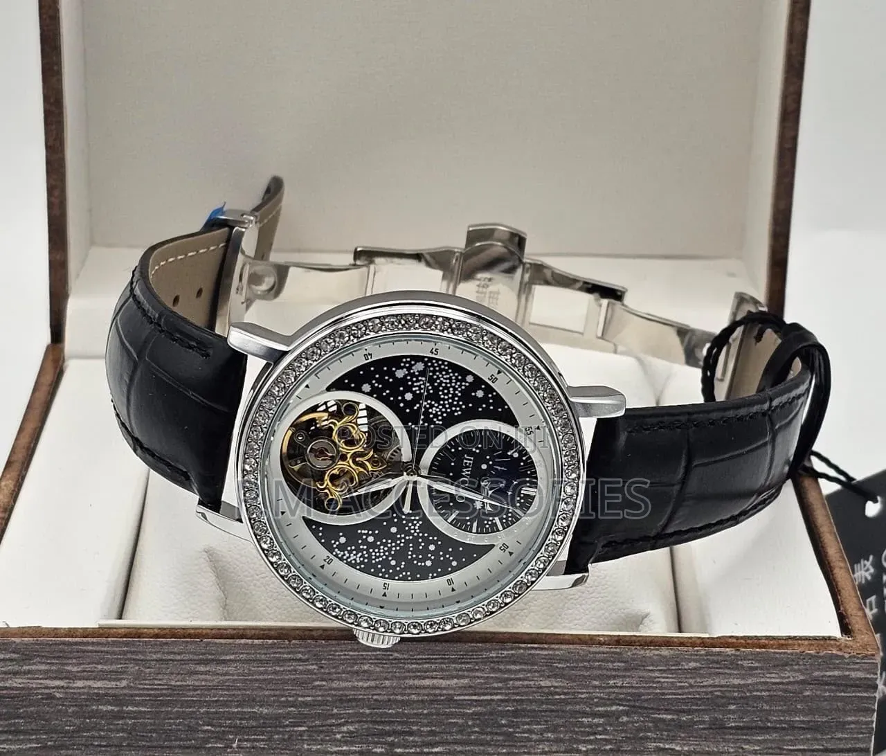 Jewcho Automatic Classic Leather Watch