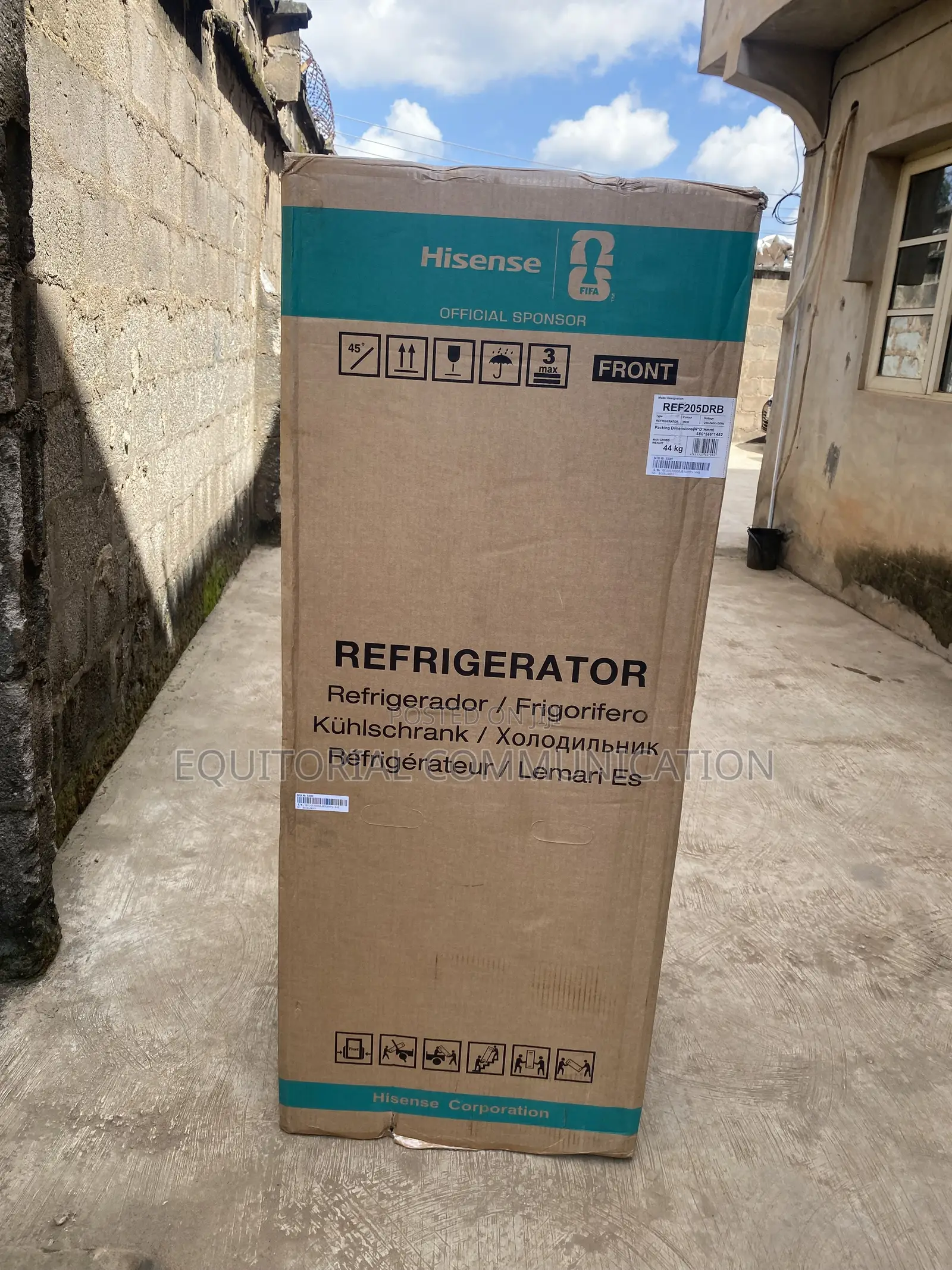 Hisense REF205DRB 204L Refrigerator for Fresh and Frozen Food Storage