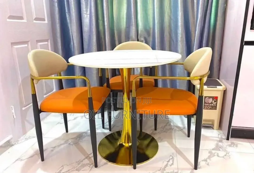 ​Compact Modern Dining Table Set for Living Room, Restaurant & Cafe